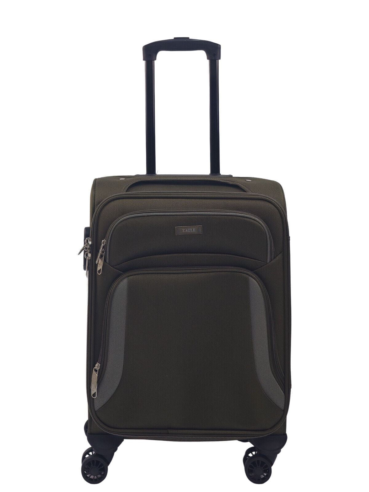 Soft Shell Cabin Suitcase 55 x 40 x 20 cm Lightweight Luggage Suitable for Easyjet, Ryanair