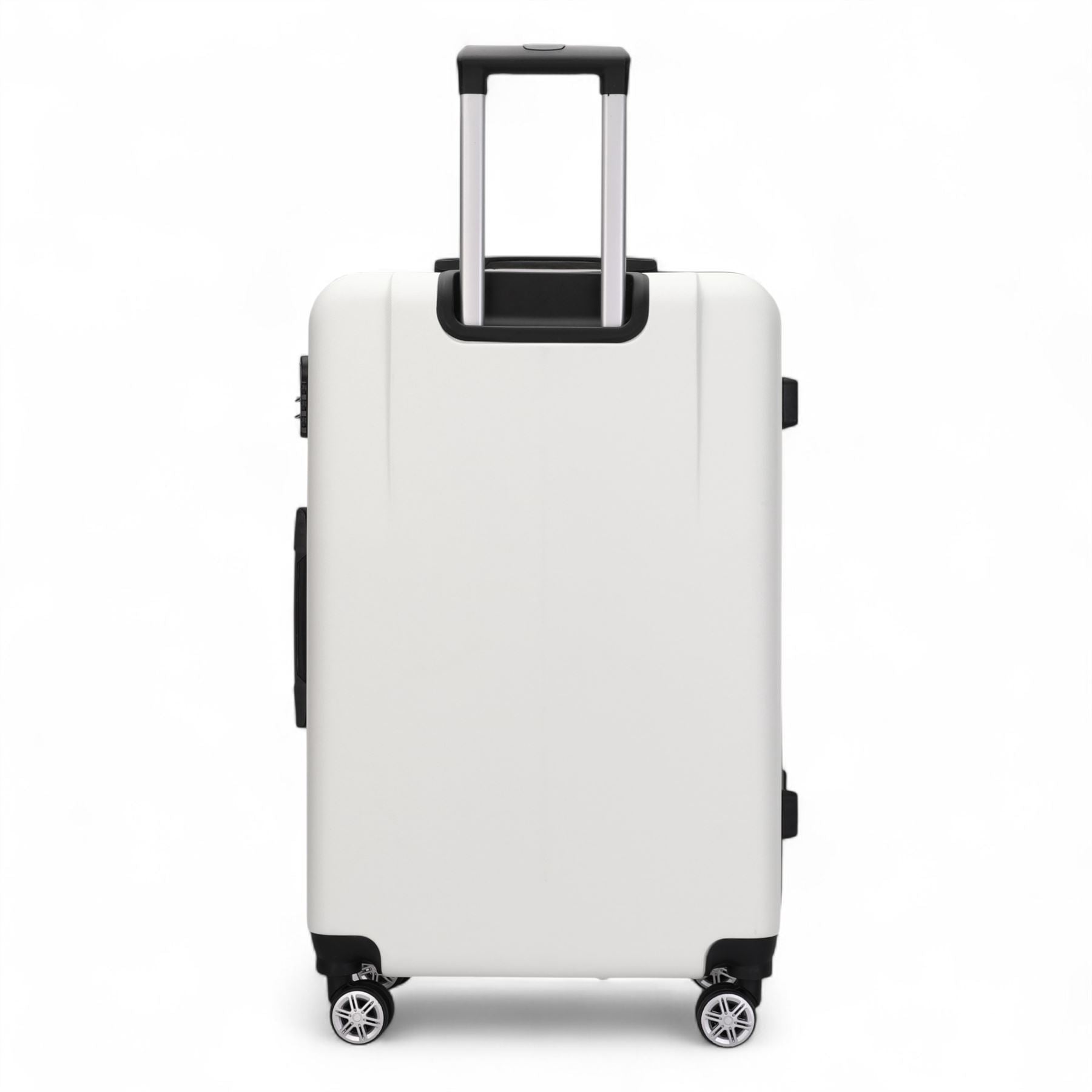 Calgary Medium Hard Shell Suitcase in Cream White