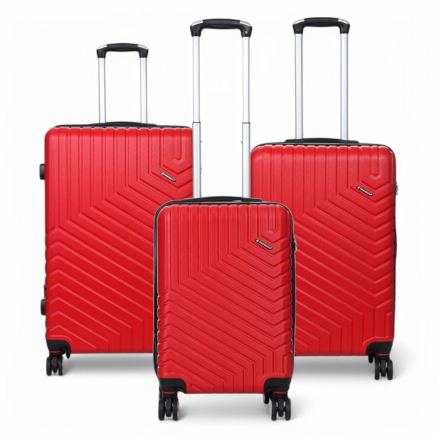Bega Set of 3 Hard Shell Suitcase in Red