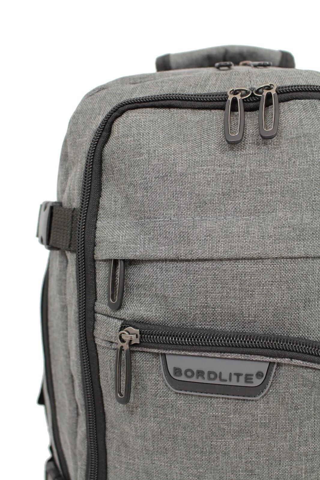 Rucksack Backpack 40x20 x25 cm Underseat Travel Cabin Bag for Easy Jet, Ryanair grey