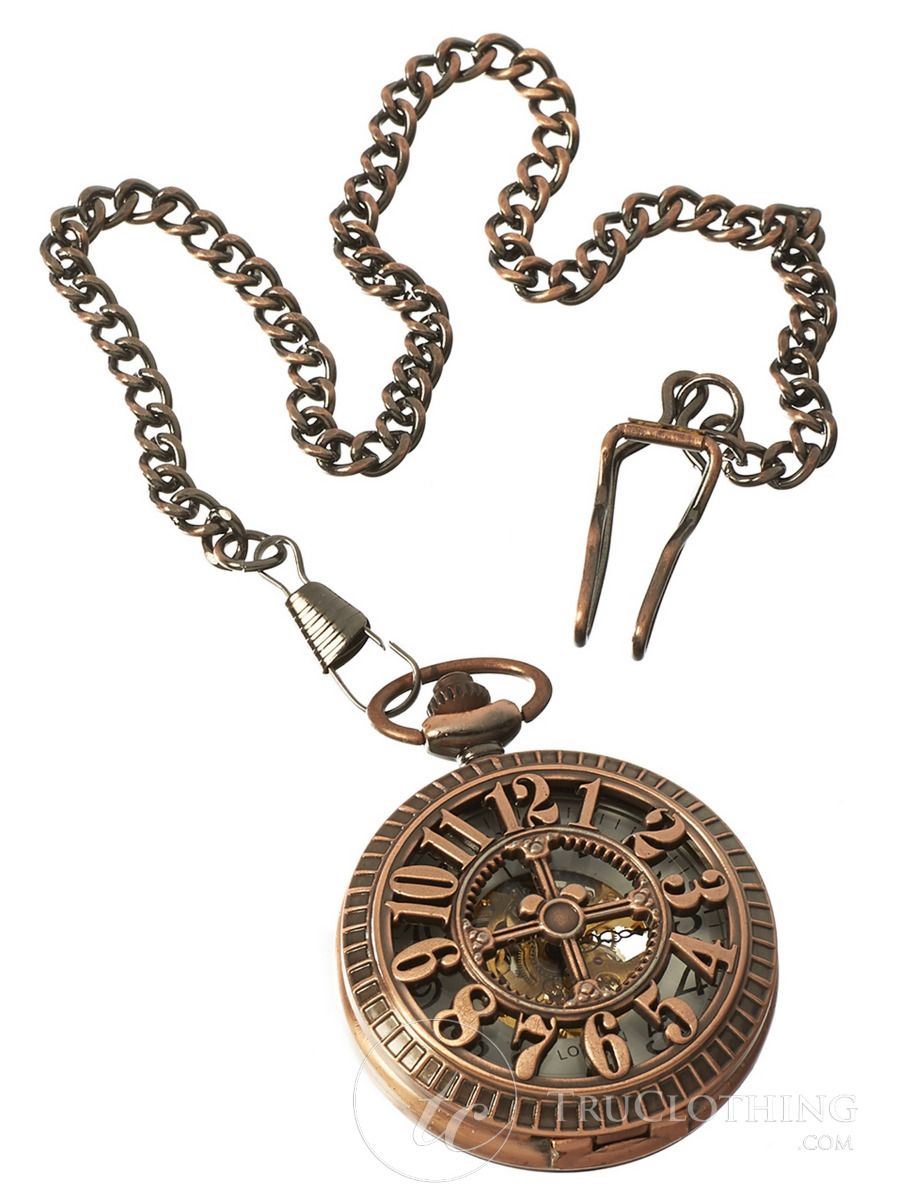 Automatic Pocket Watch Mechanical Peaky Blinders Vintage Double Hunter