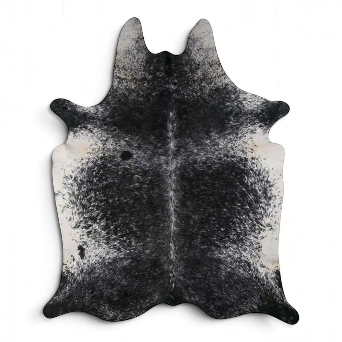 Genuine Cowhide Natural Leather Hairon Rug - Salt & Papper