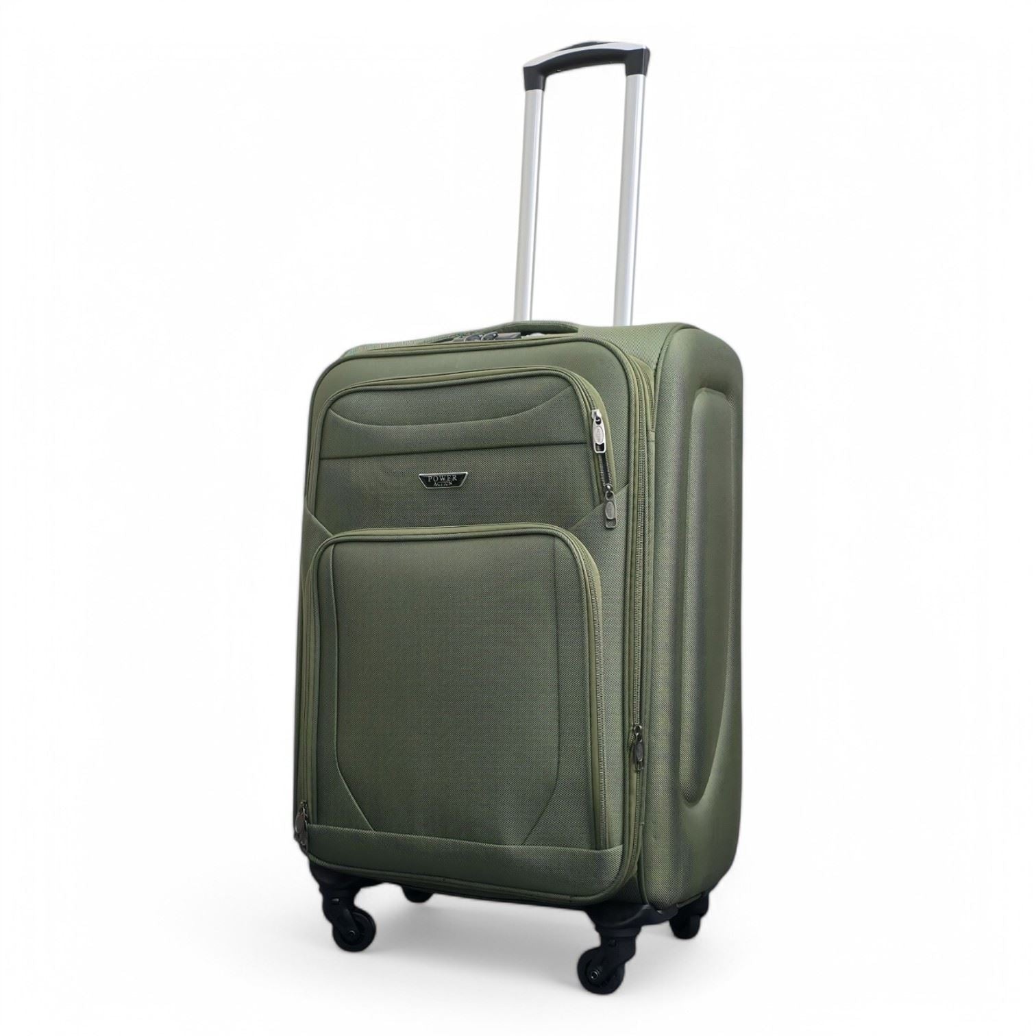 Nagoya Medium Soft Shell Suitcase in Khaki