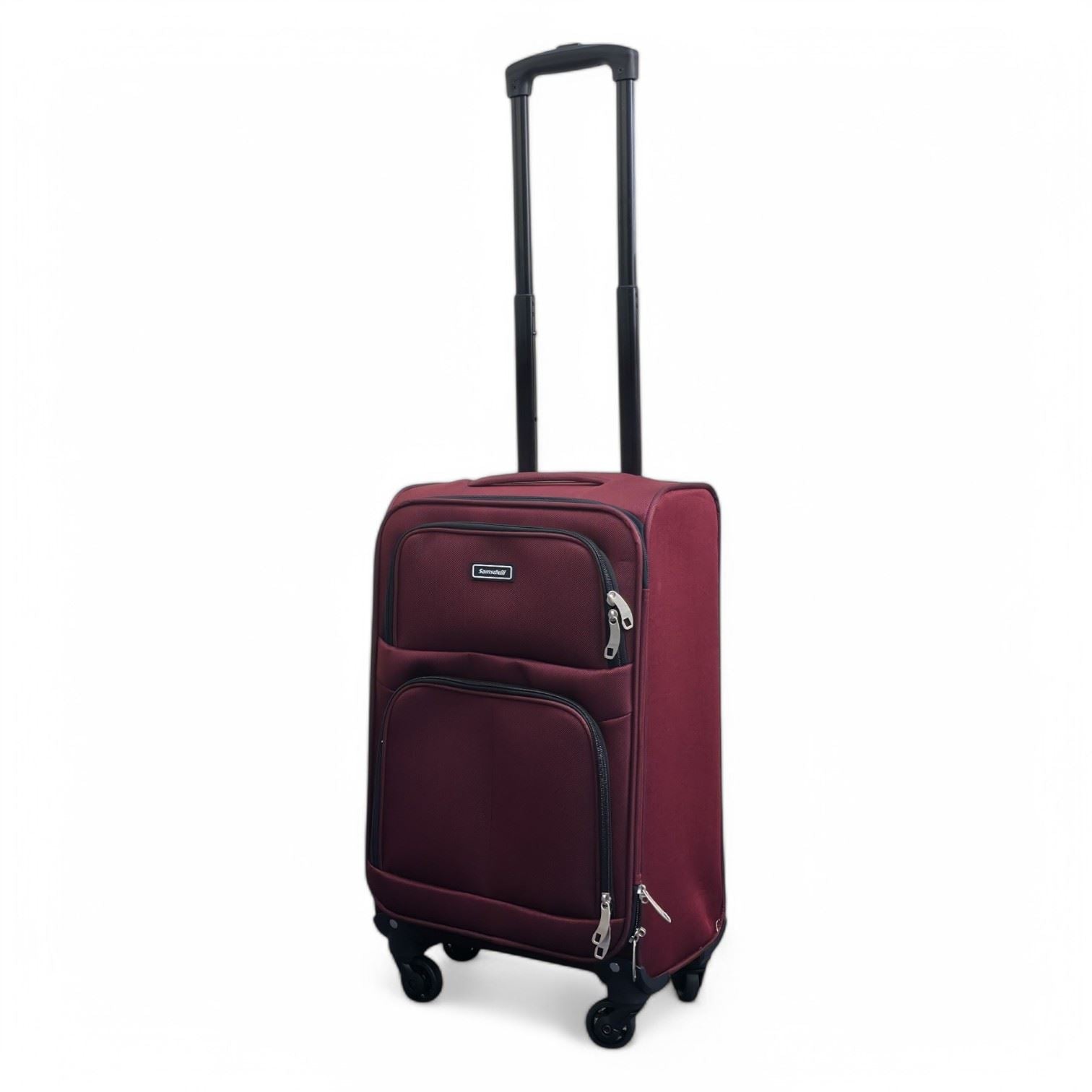 Tahara Cabin Soft Shell Suitcase in Wine