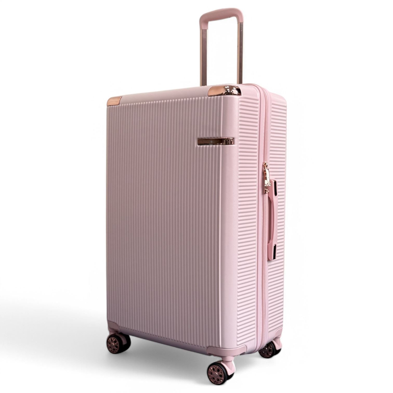 Cowra Large Hard Shell Suitcase in Rose Gold