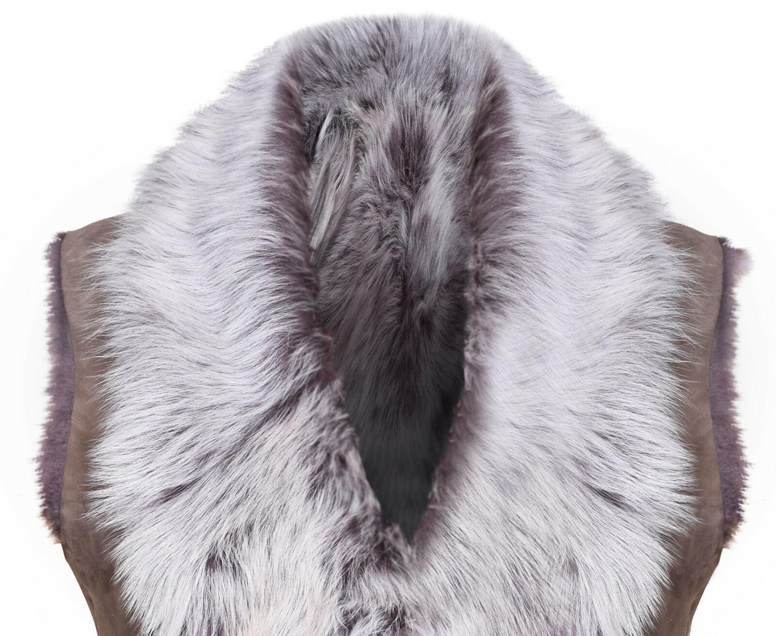 Womens Warmer Toscana Sheepskin Long Gilet-Seaford