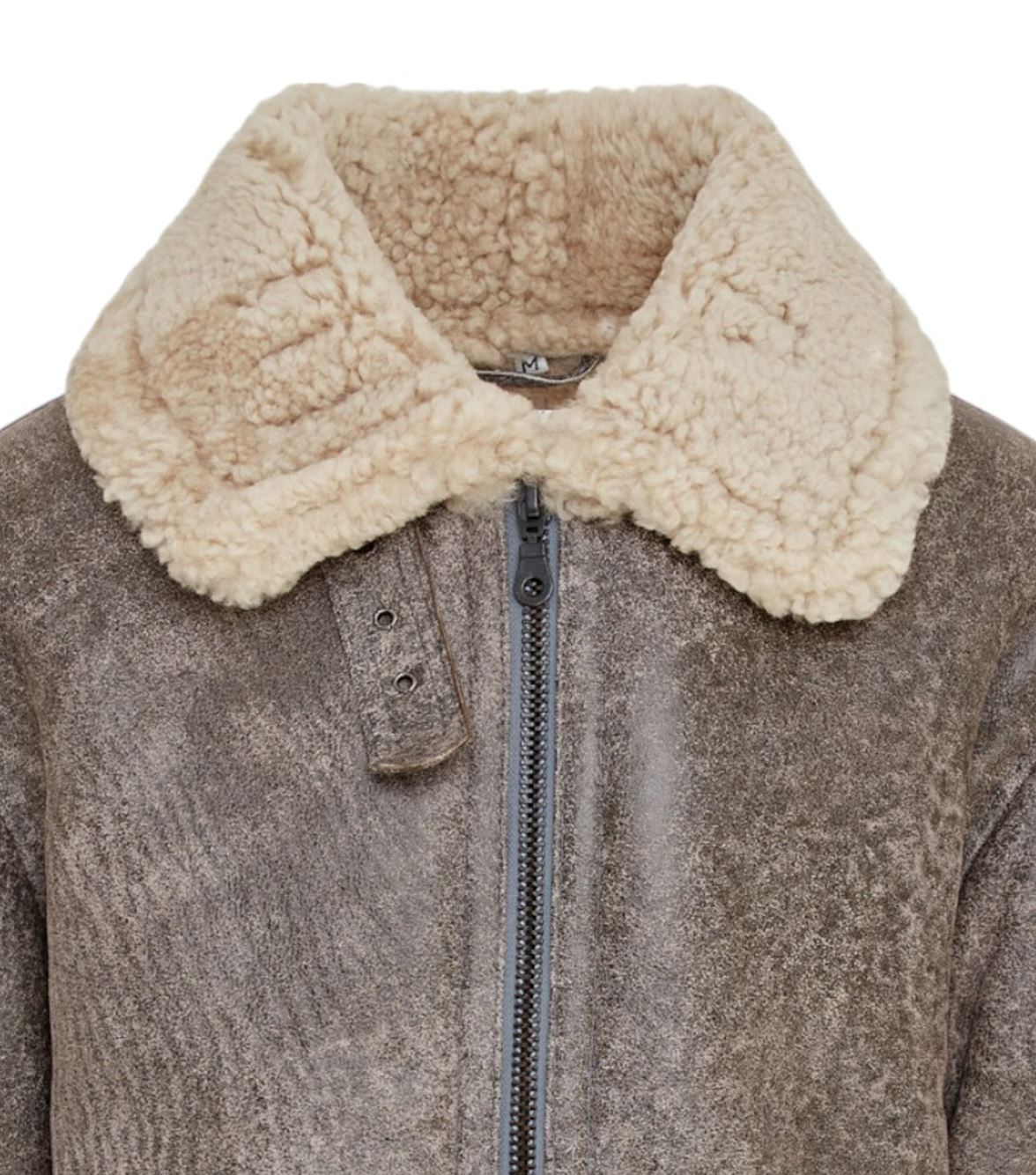 Mens Sheepskin Leather B3 Flying Aviator Aviator Jacket-Hessle