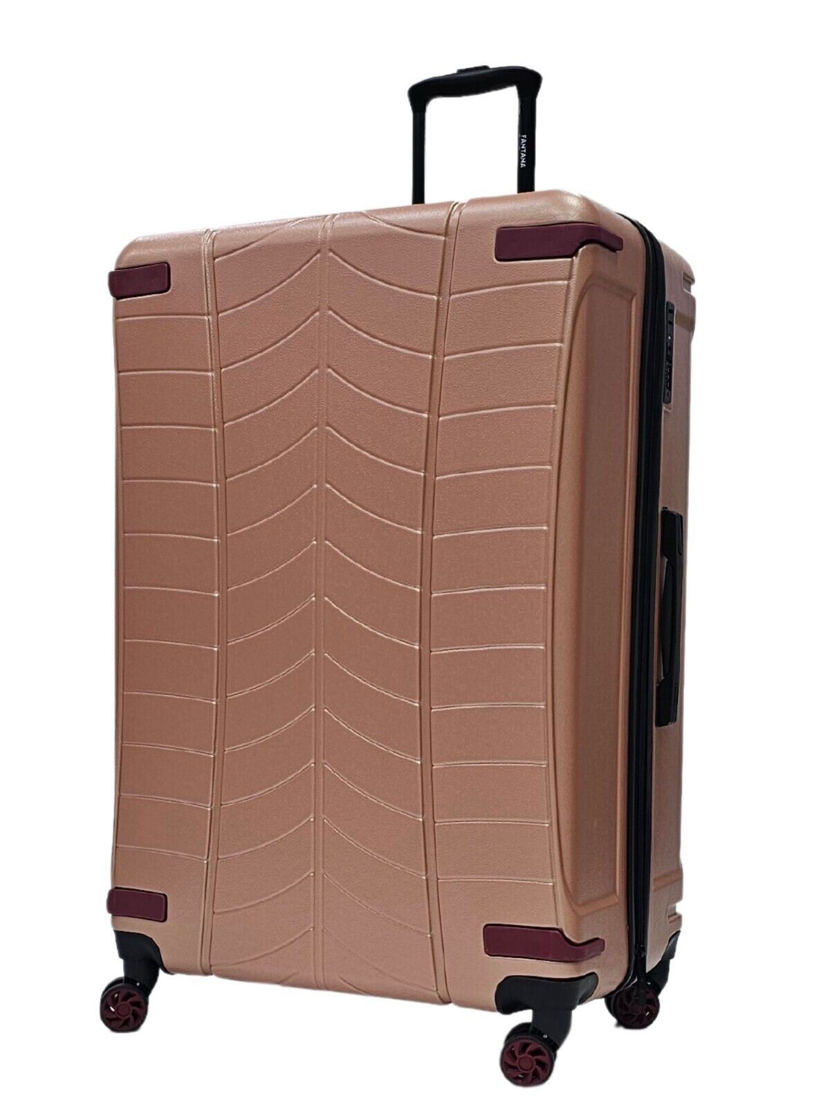 Bynum Double Extra Large Hard Shell Suitcase in Rose Gold