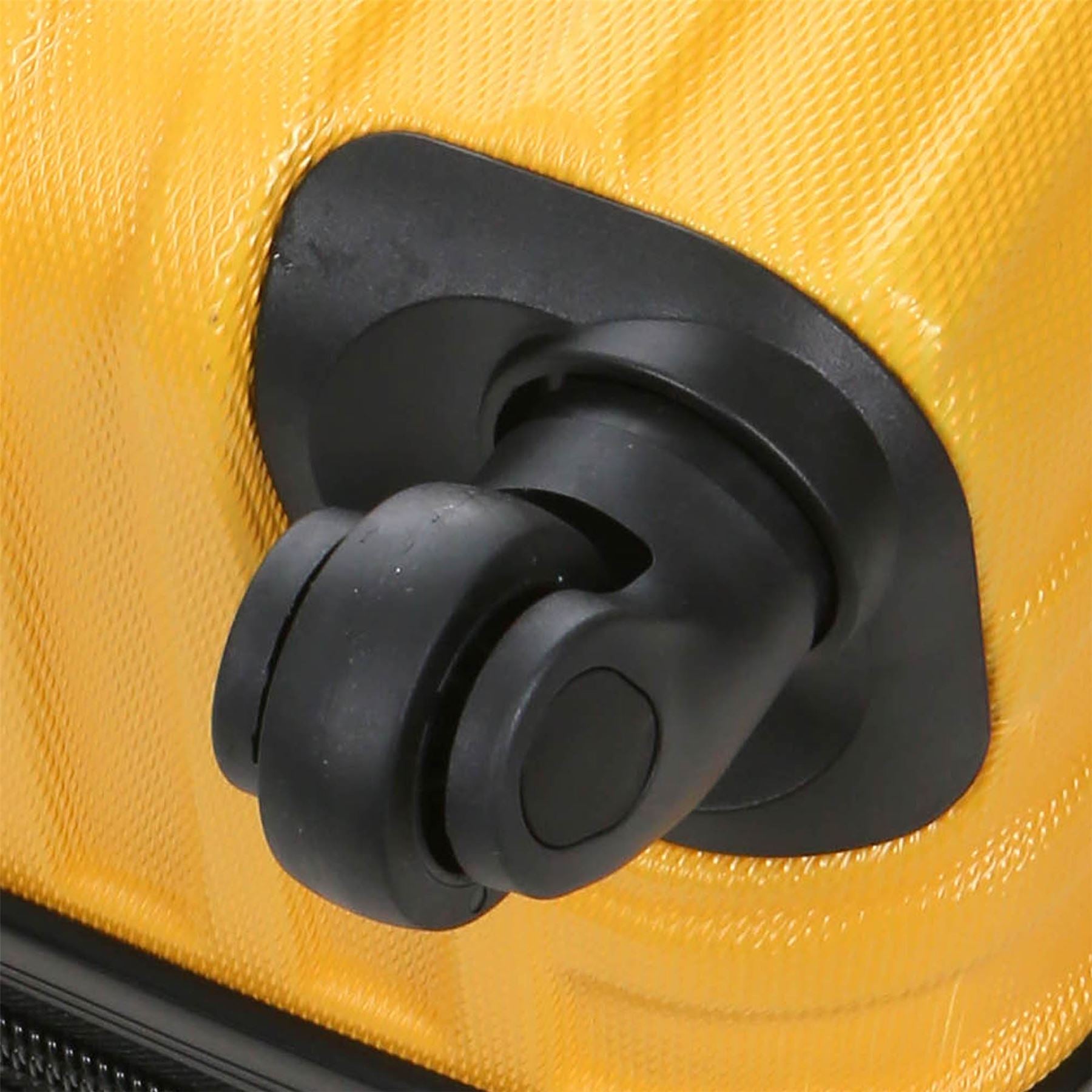 Corowa Set of 4 Hard Shell Suitcase in Yellow
