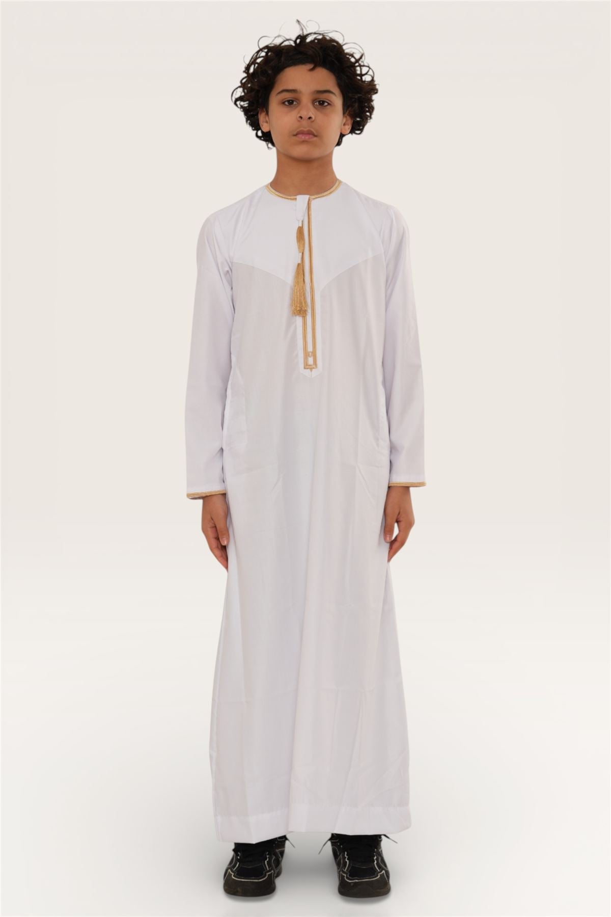 Kids Boys Ramadan Moroccan Thobe Robe Emirati Eid Jubba- TT-003