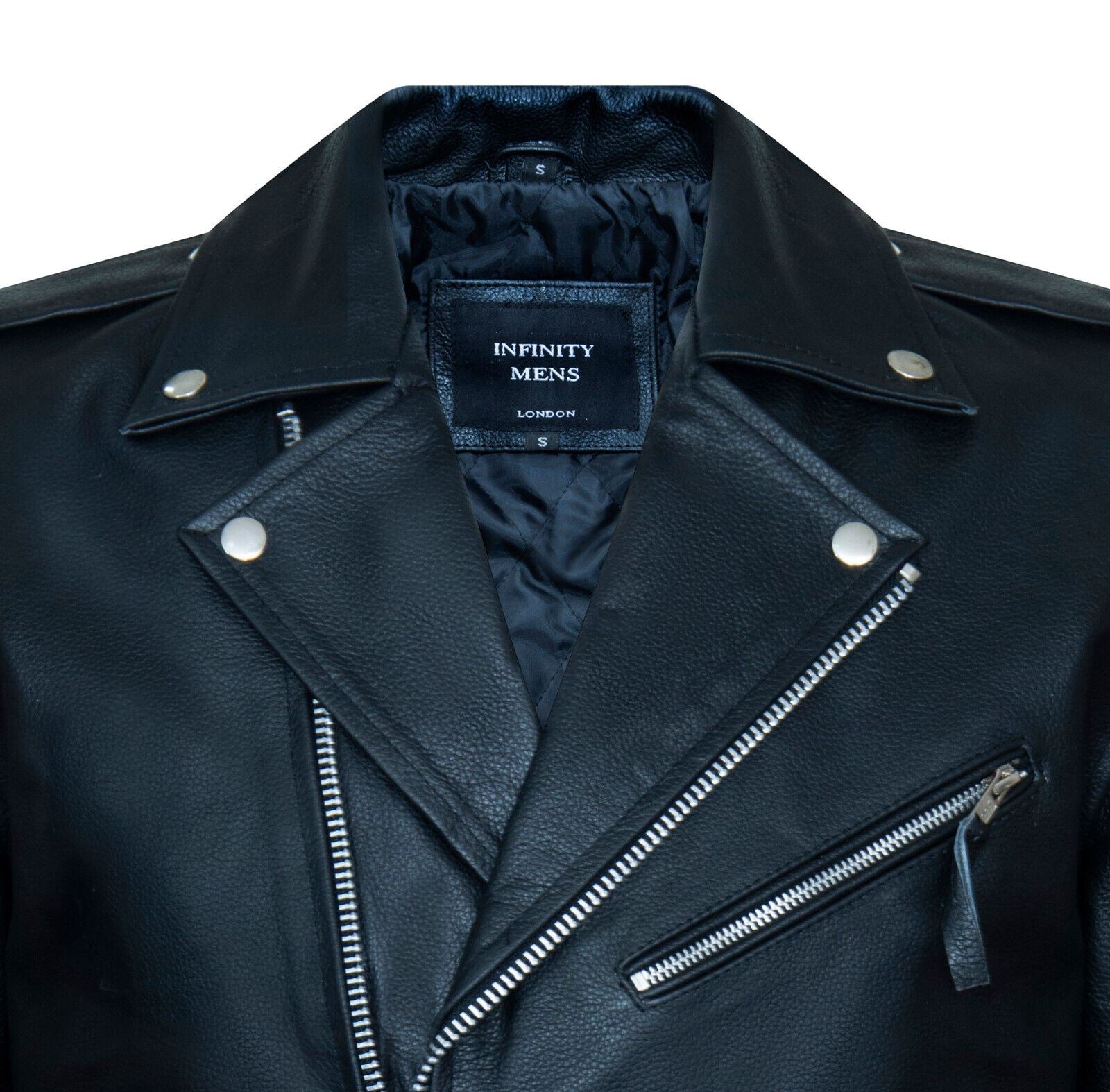 Mens Brando RED INDIAN Leather Jacket - Tadley