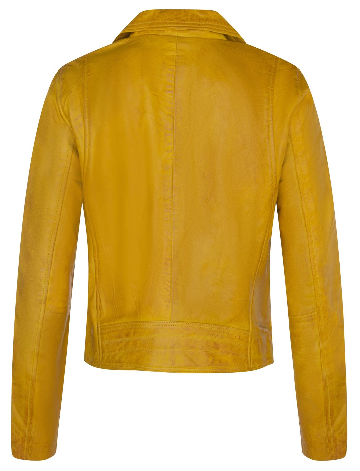 Womens Classic Leather Brando Biker Jacket-Loughton