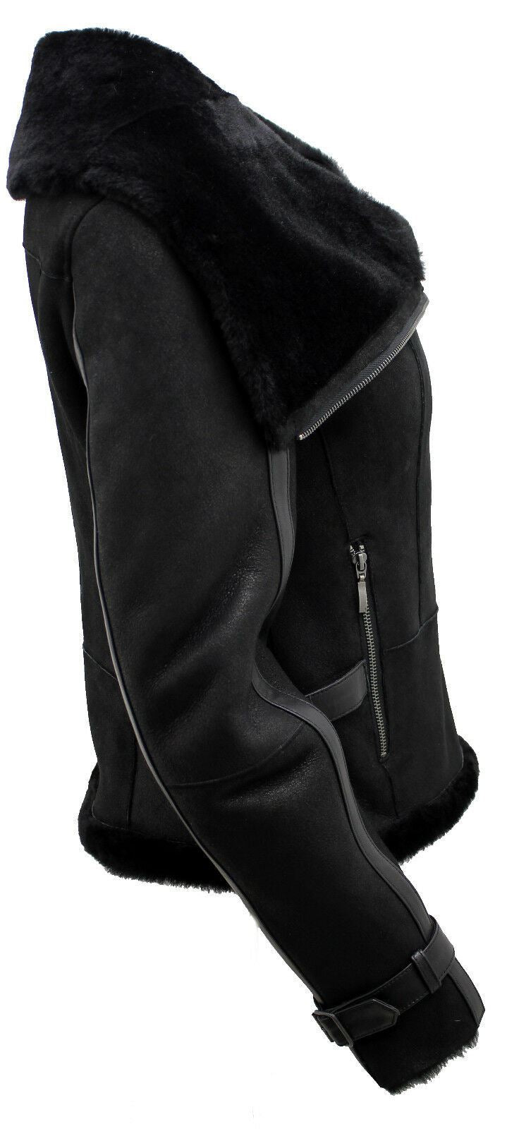 Womens Merino Sheepskin Leather Jacket-Petworth