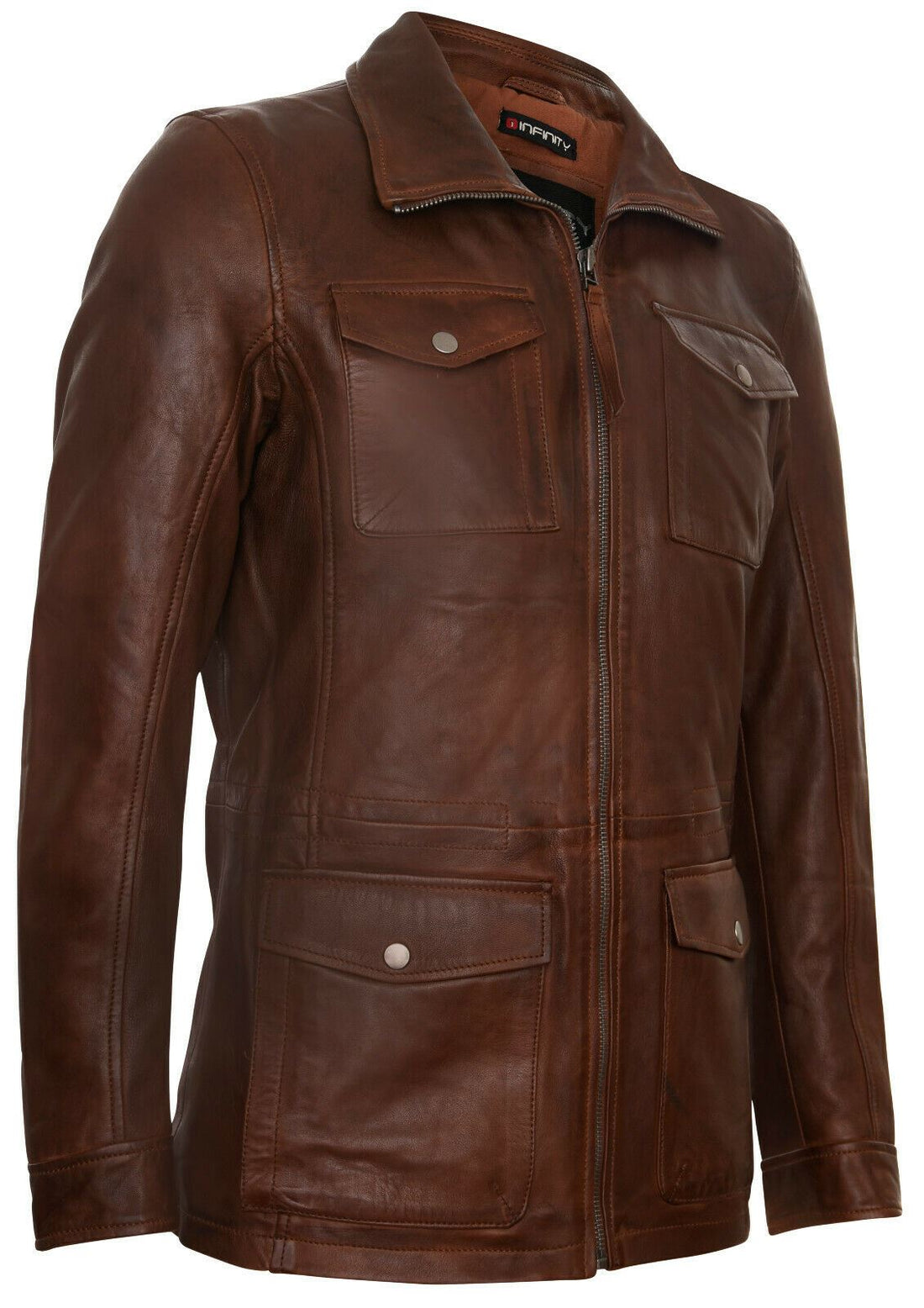 Mens Mid-Length Timber Safari Coat-Falmouth