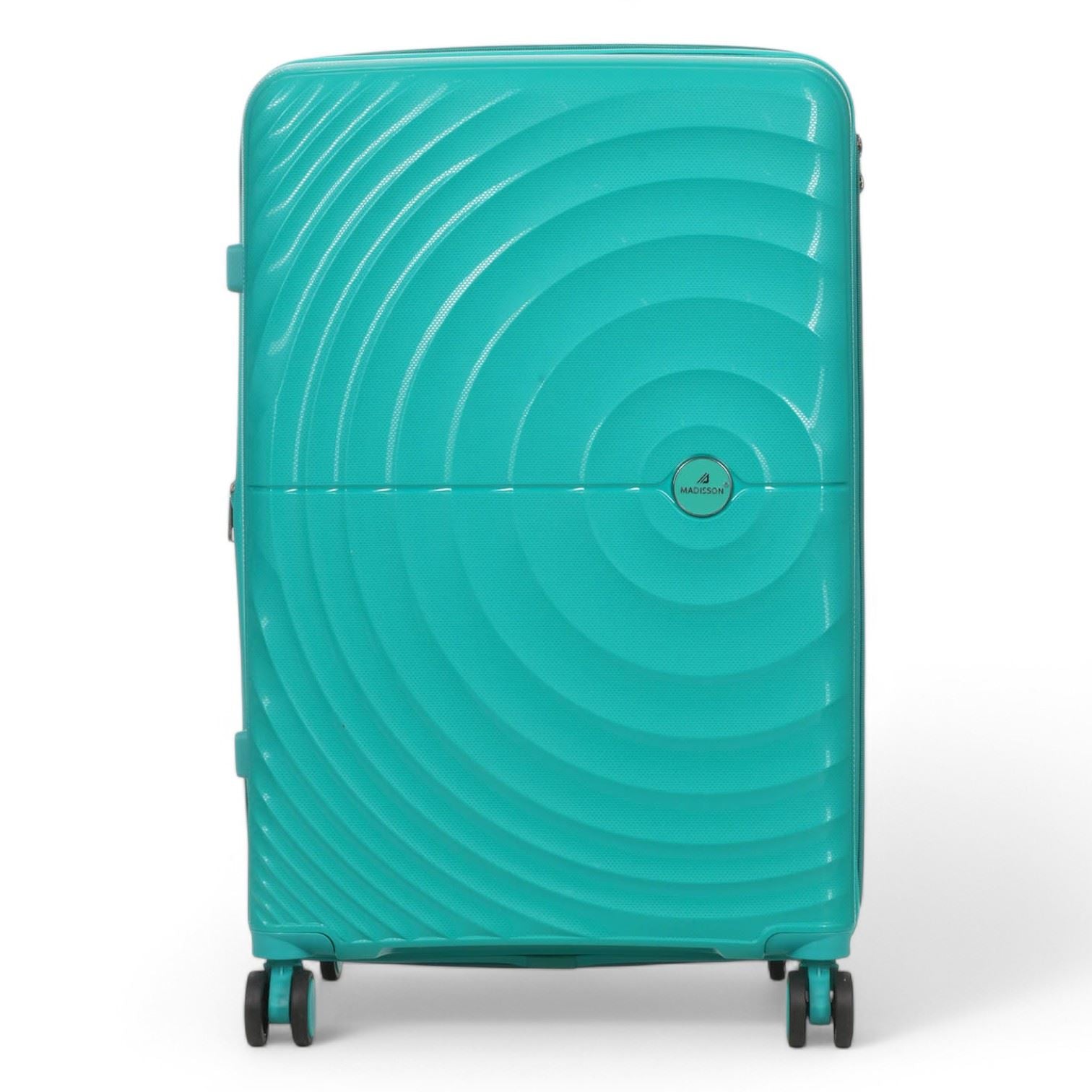 Balranald Large Hard Shell Suitcase in Aqua Blue