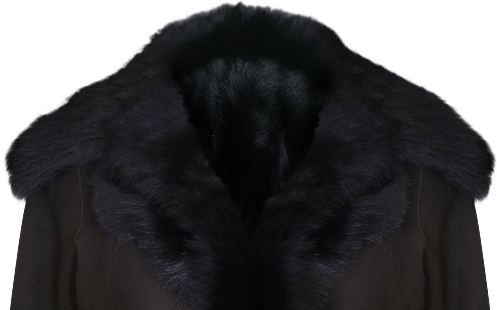 Womens Suede Toscana Sheepskin Trench Coat-Rochester