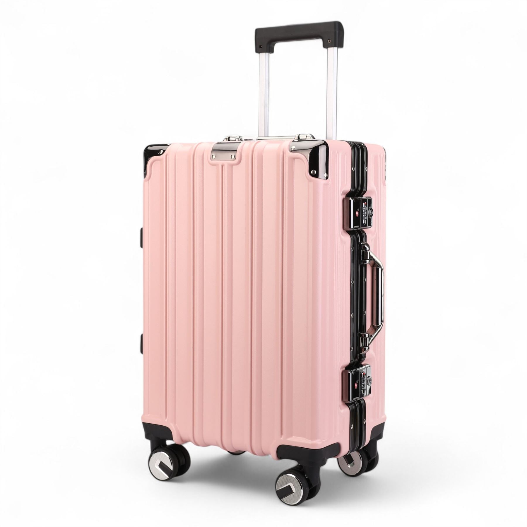 Airdrie Cabin Hard Shell Suitcase in Pink