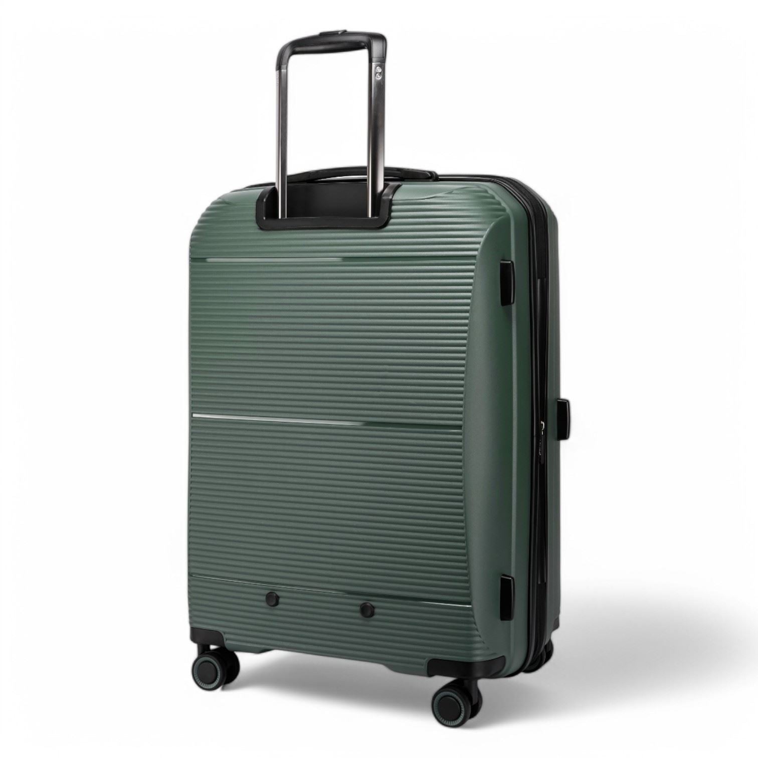 Abiko Large Hard Shell Suitcase in Olive