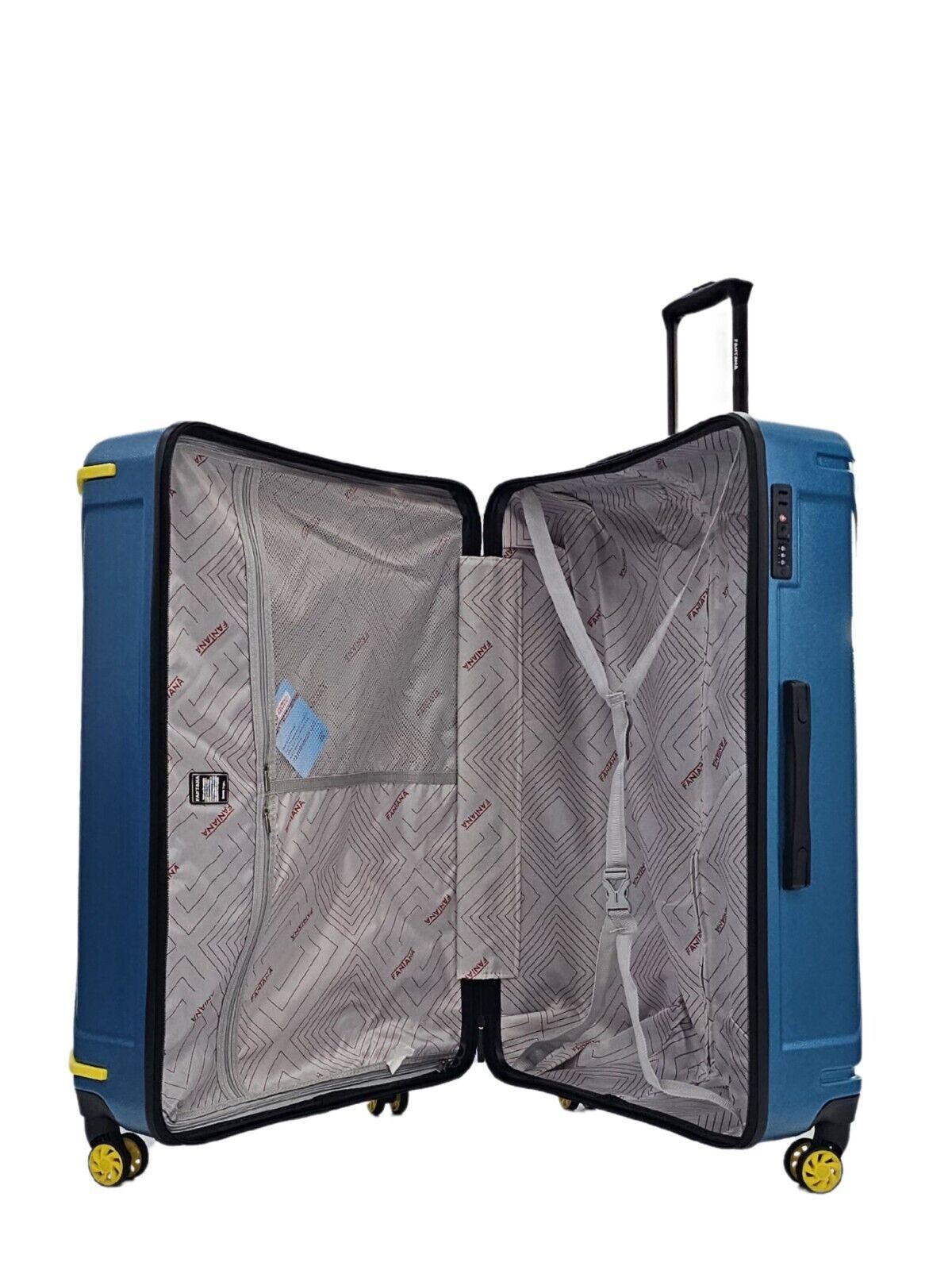 Bynum Double Extra Large Hard Shell Suitcase in Blue