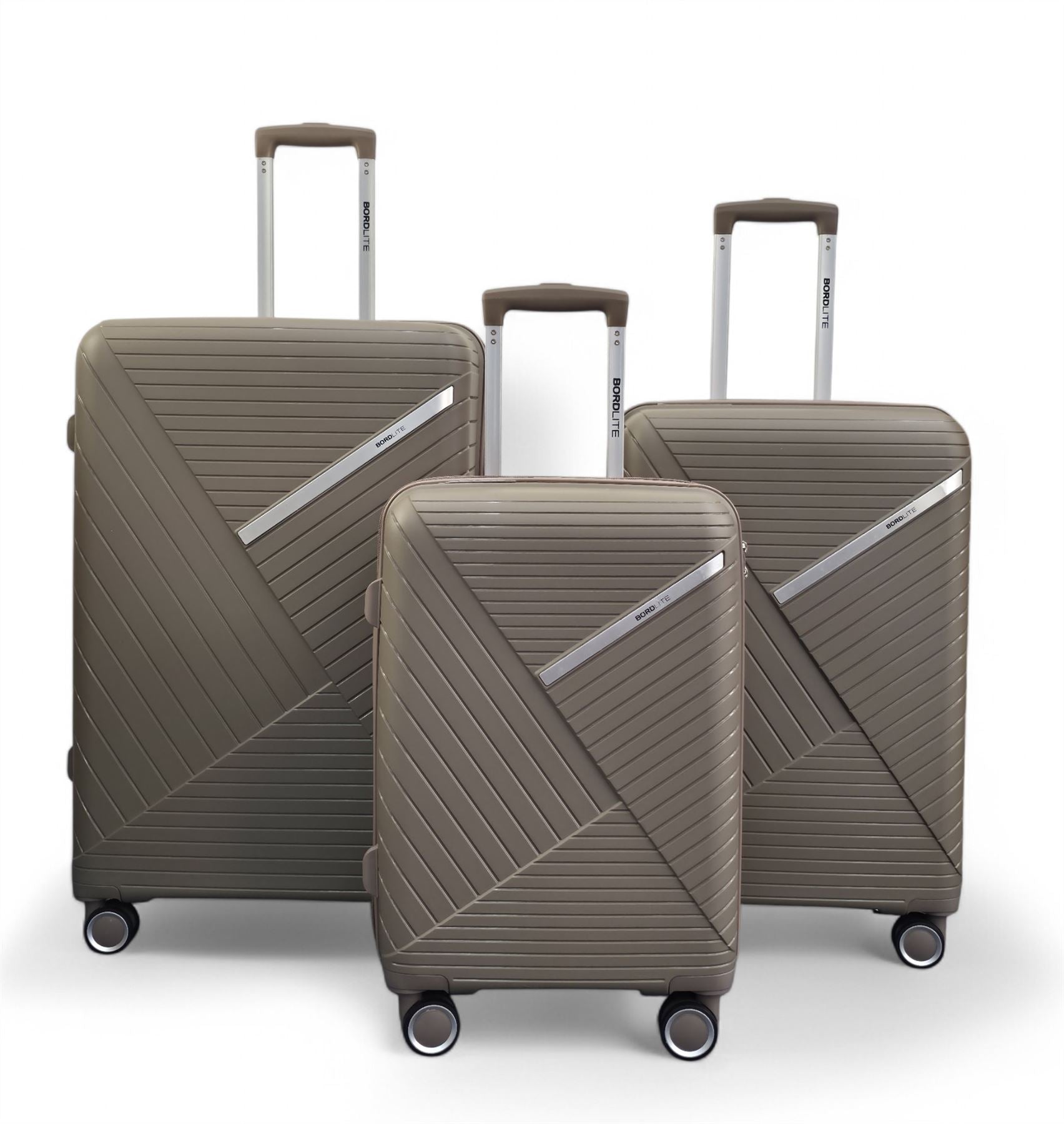 Chita Set of 3 Hard Shell Suitcase in Flesh
