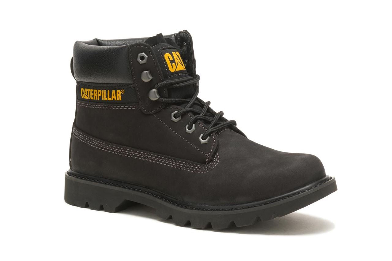 CAT (Caterpillar) Colorado 2.0 Black Leather Hiking Ankle Boots