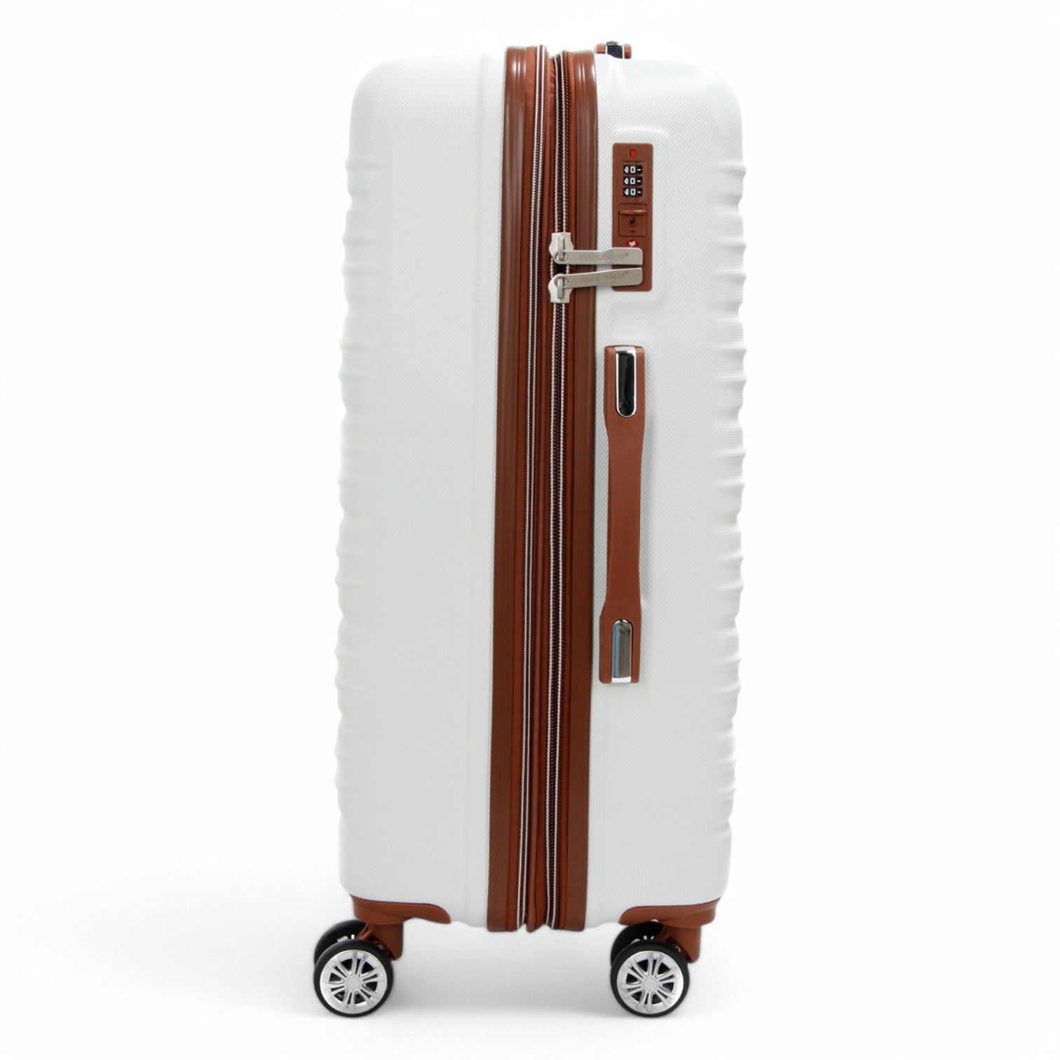 Armidale Medium Hard Shell Suitcase in Cream
