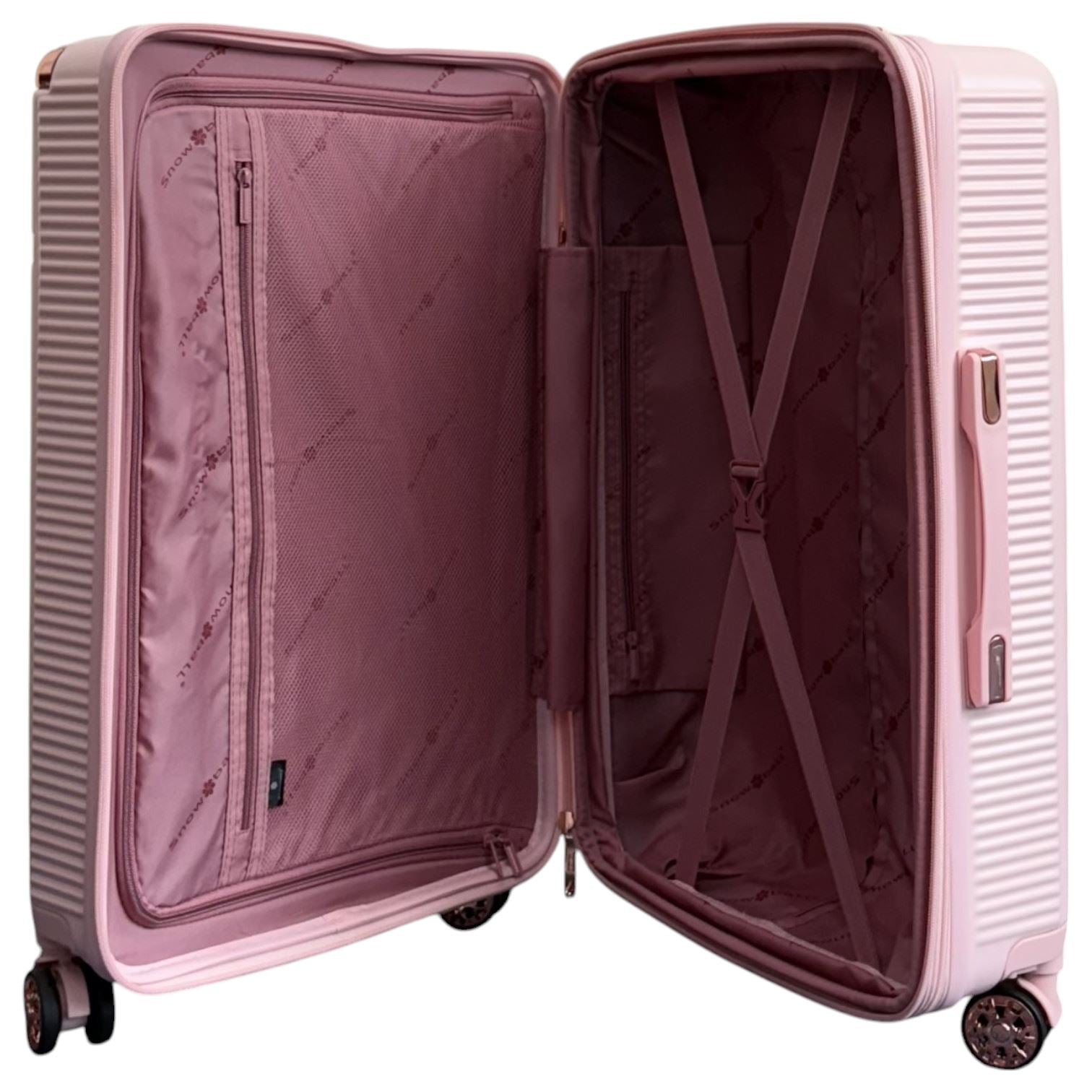 Cowra Large Hard Shell Suitcase in Rose Gold