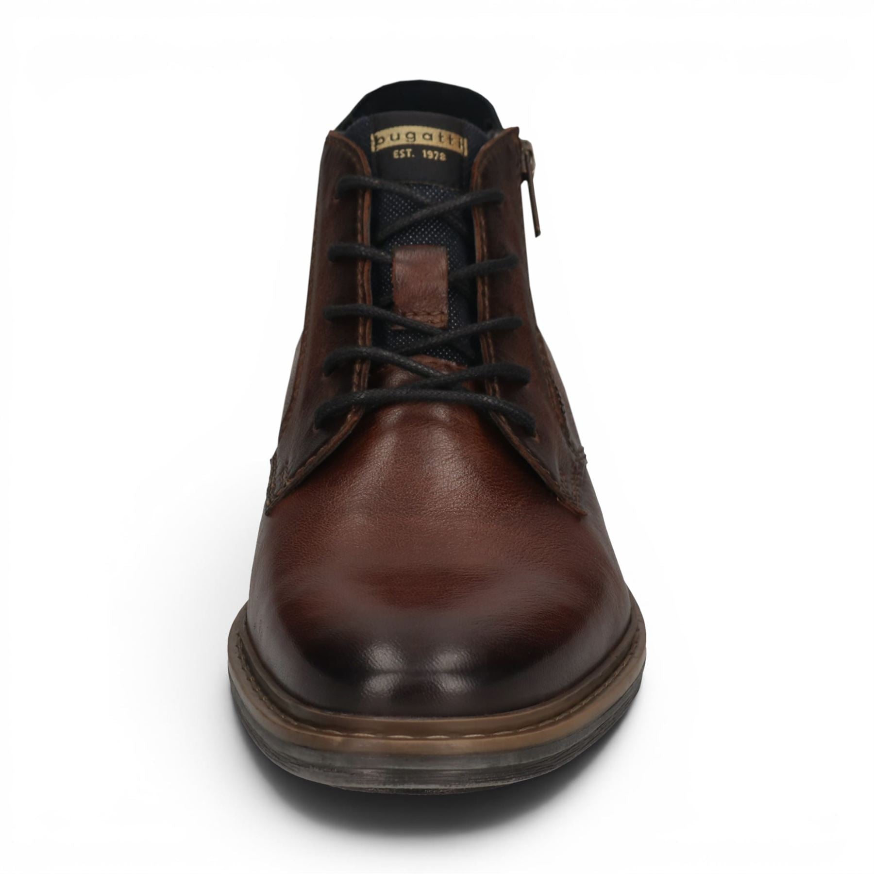Bugatti Mens Brown Leather Lace-up Chukka Ankle Boots - Rigalo Evo C30
