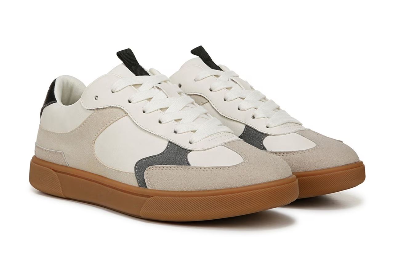 Blowfish Malibu Womens White Lace-Up Sneakers - Tastic