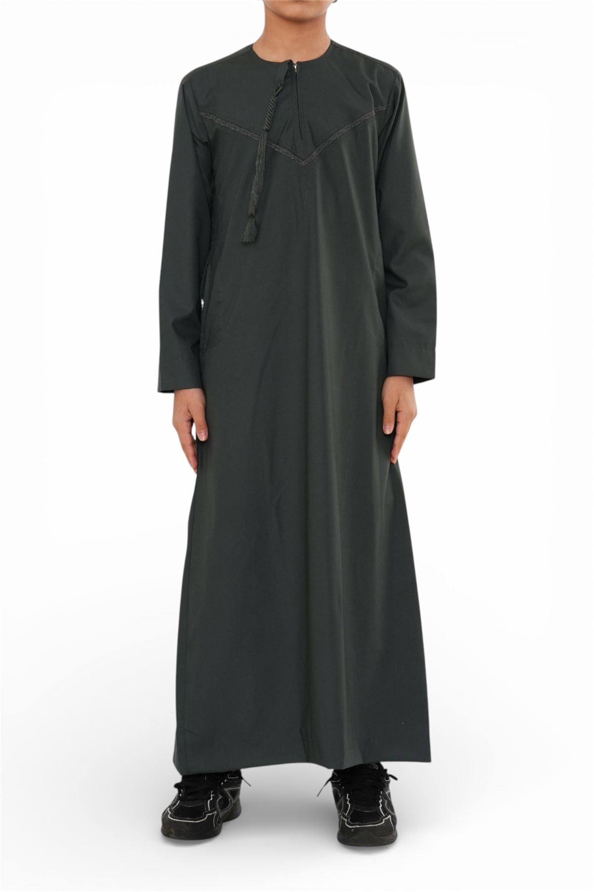 Kids Boys Ramadan Eid Moroccan Jubba Robe Djellaba Thobe - K-TT008
