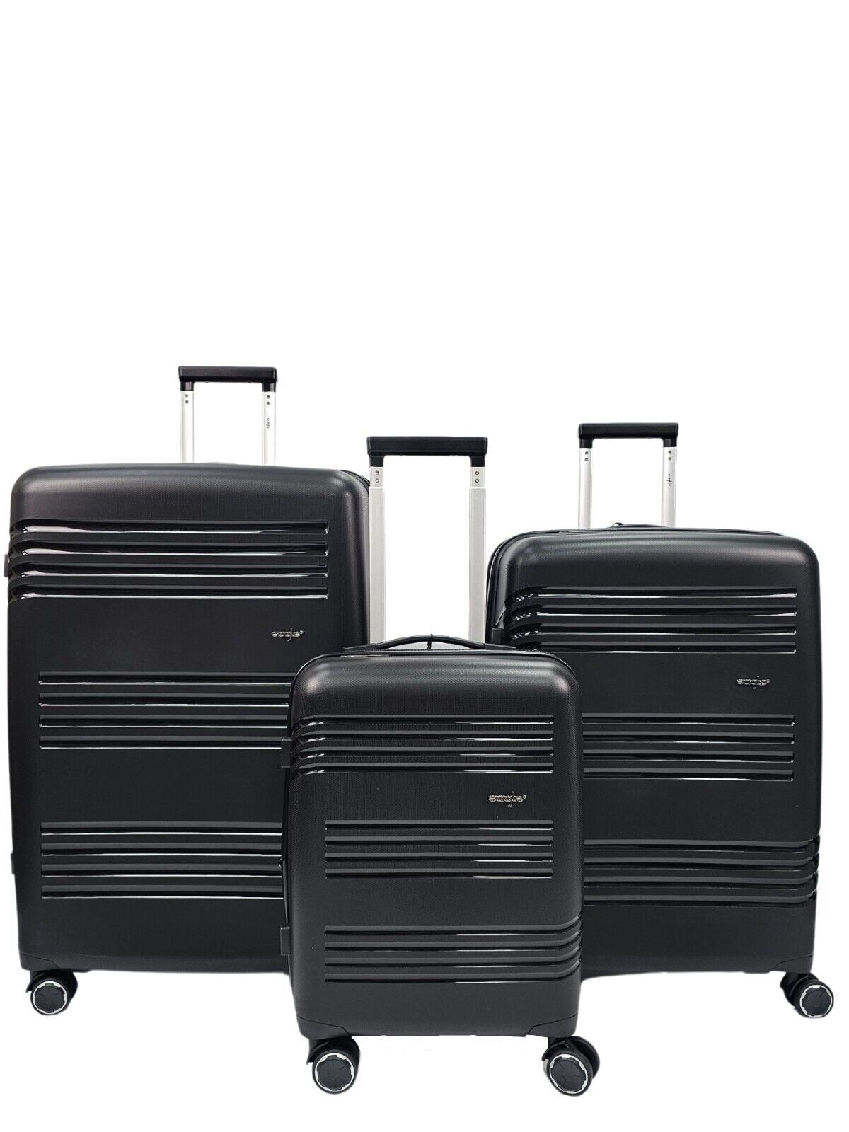 Hard Shell 4 Wheel TSA Suitcase Luggage Set