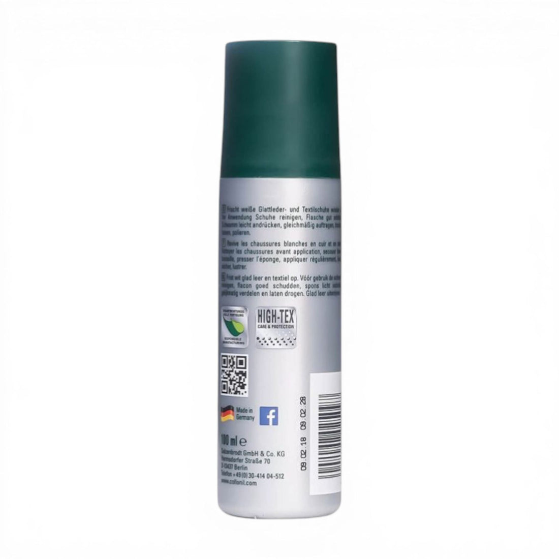 Collonil Combi White 100ml Leather & Textile Shoe Whitener, Protector & Waterproof Care