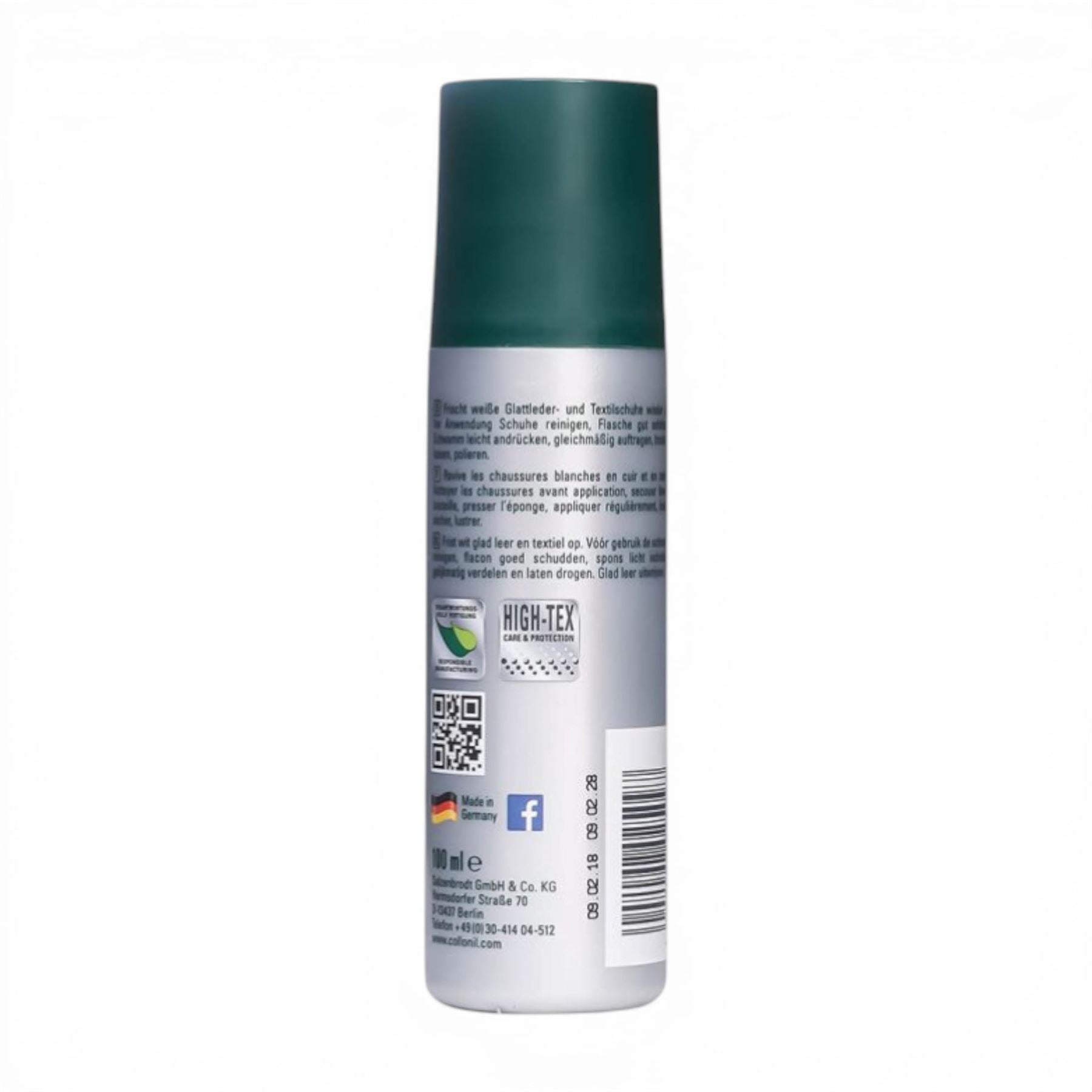 Collonil Combi White 100ml Leather & Textile Shoe Whitener, Protector & Waterproof Care