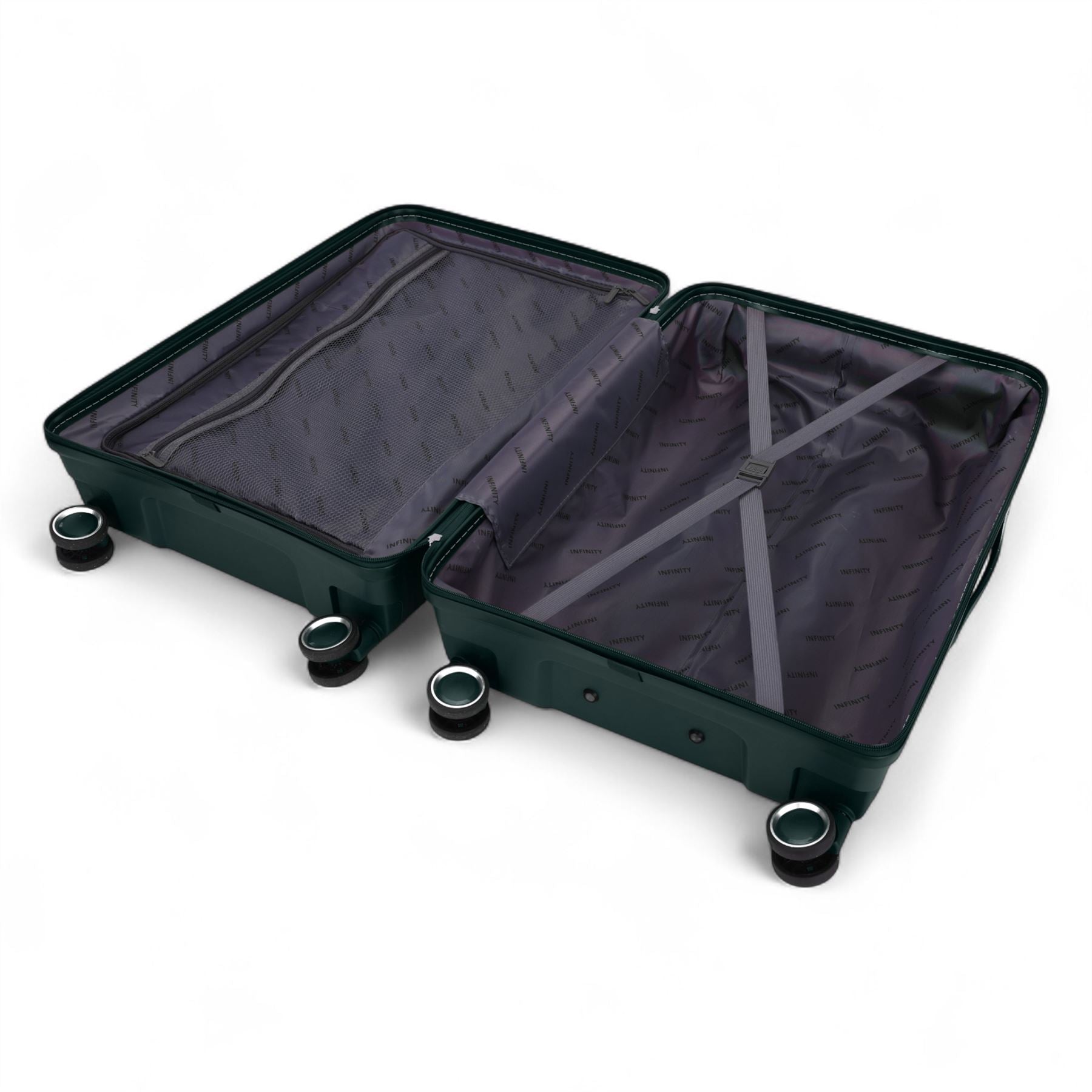Burnaby Set of 3 Hard Shell Suitcase in Green