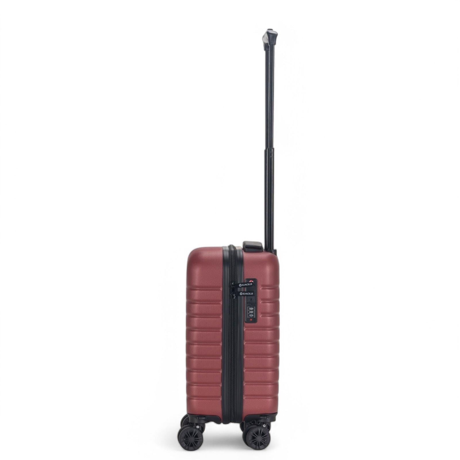 Koga Underseat Hard Shell Suitcase in Burgundy