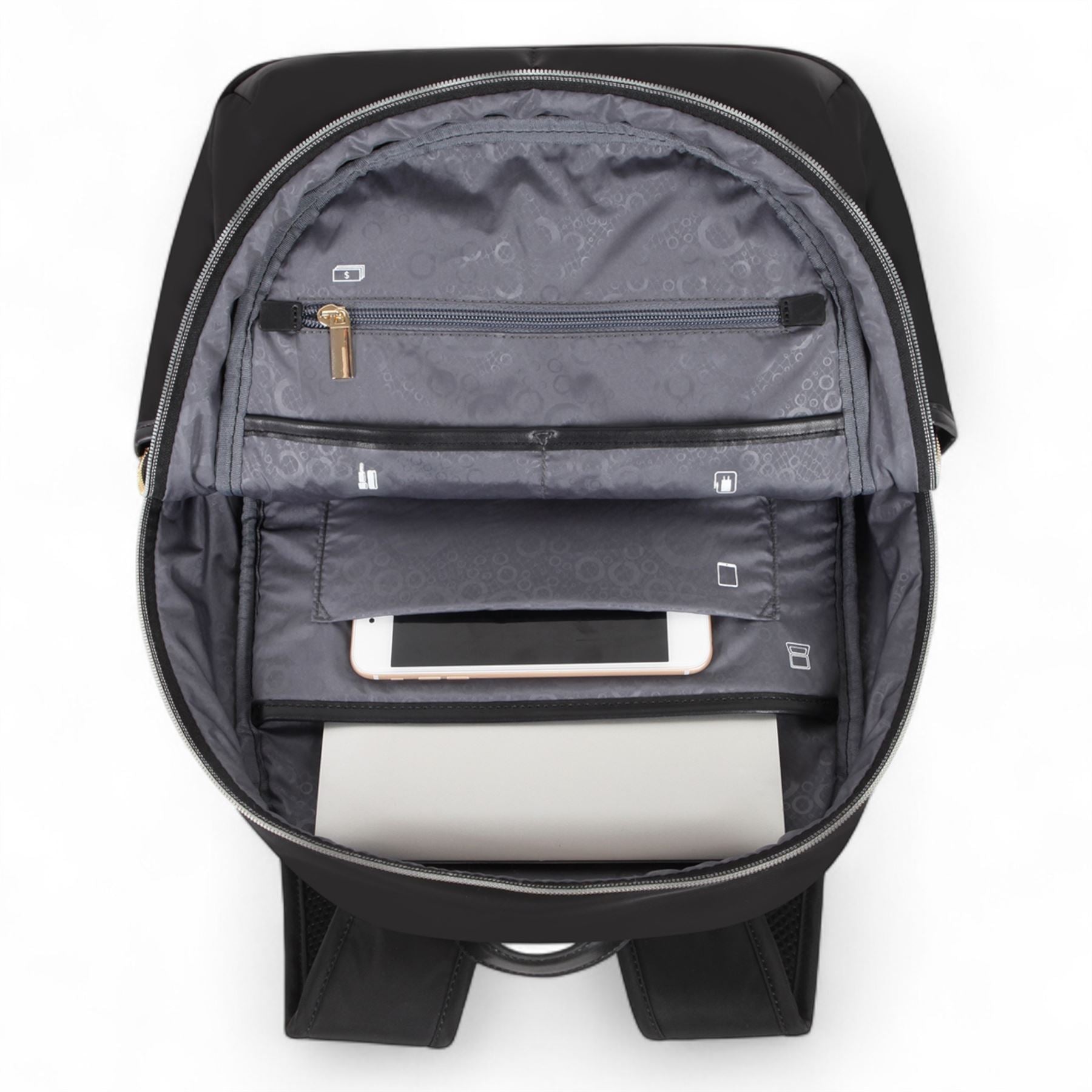 Backpack Rucksack 40 x 30 x 14 cm Black Underseat Travel Cabin Bag for Ryanair, Easy Jet