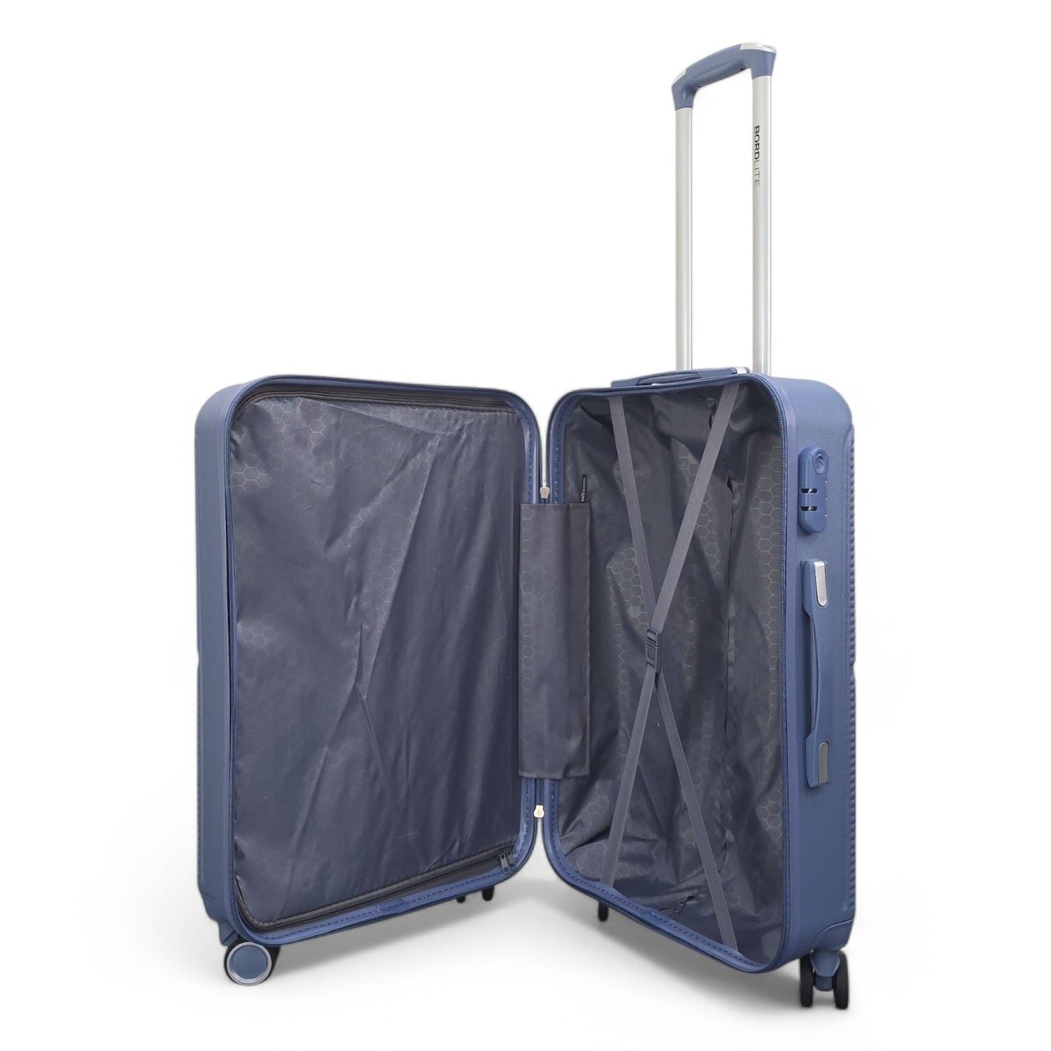 Seto Medium Hard Shell Suitcase in Light Blue
