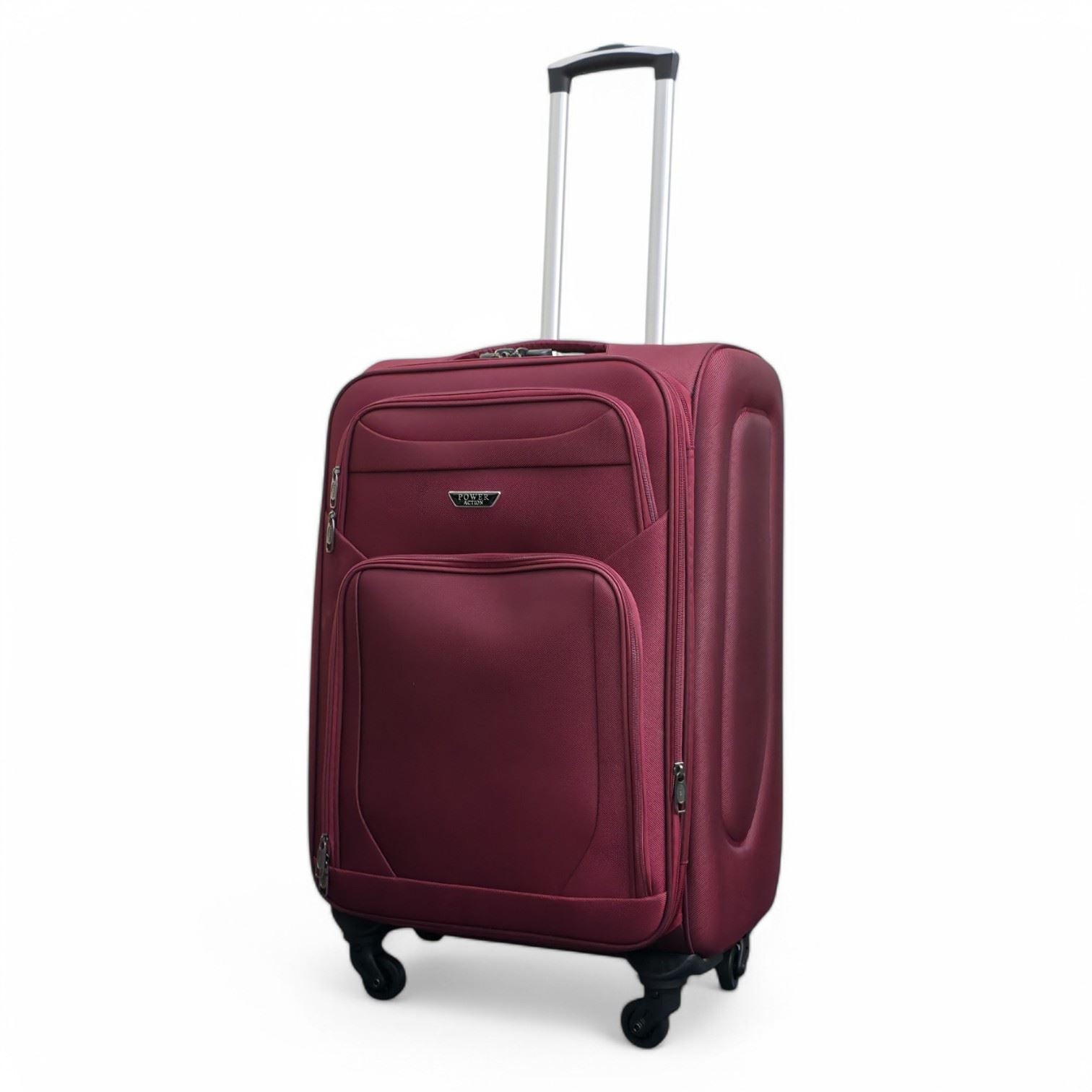 Nagoya Medium Soft Shell Suitcase in Wine