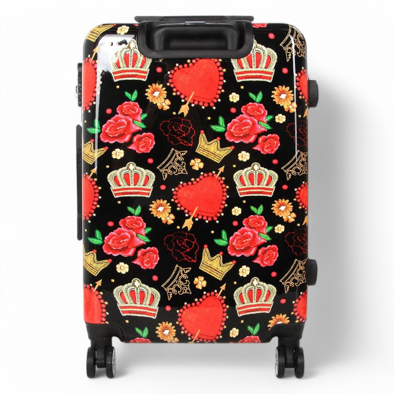 Ballina Medium Hard Shell Suitcase in Black Queen Rosses