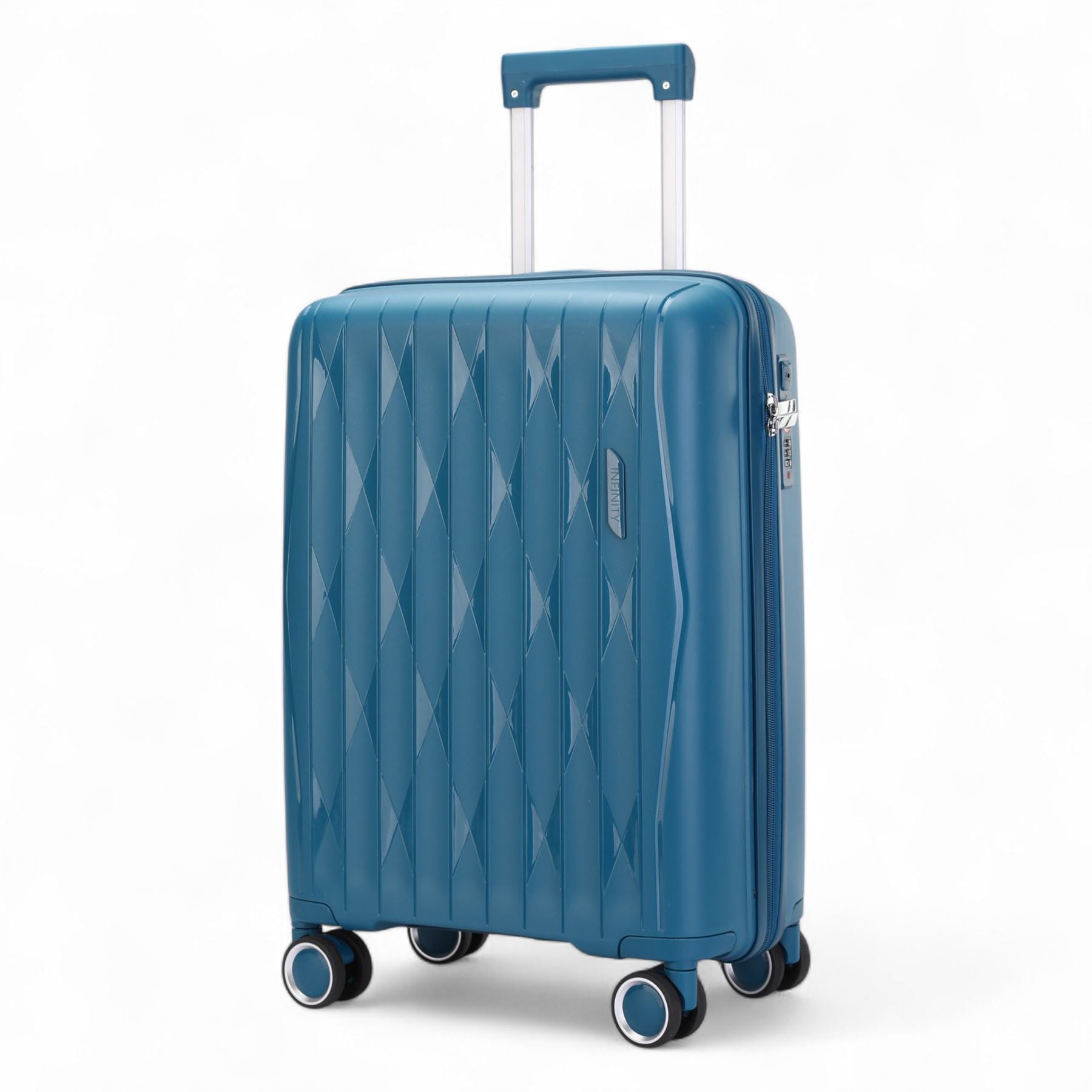 Burnaby Cabin Hard Shell Suitcase in Teal Blue