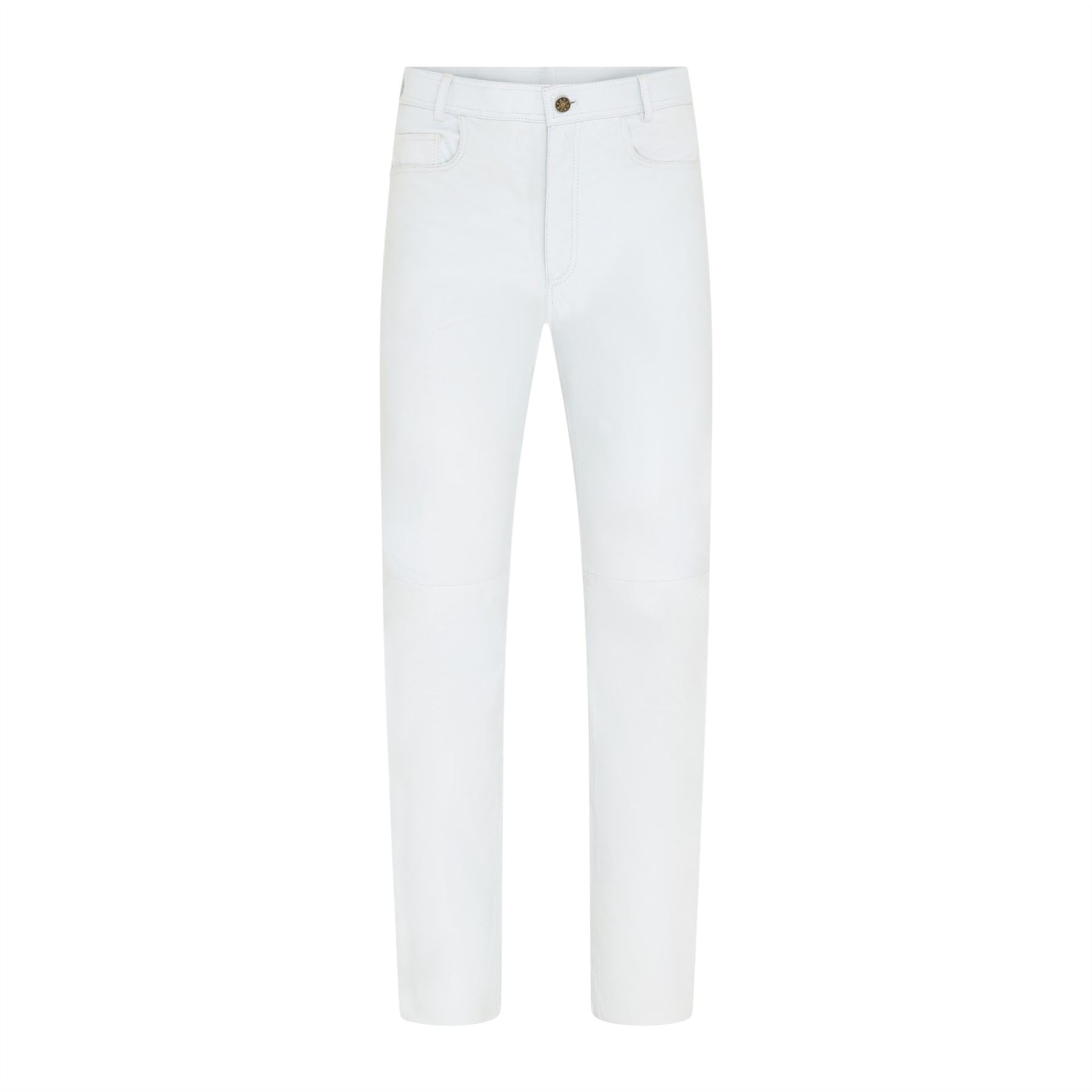 Mens Lamb Leather 501 Biker Jeans - Istanbul