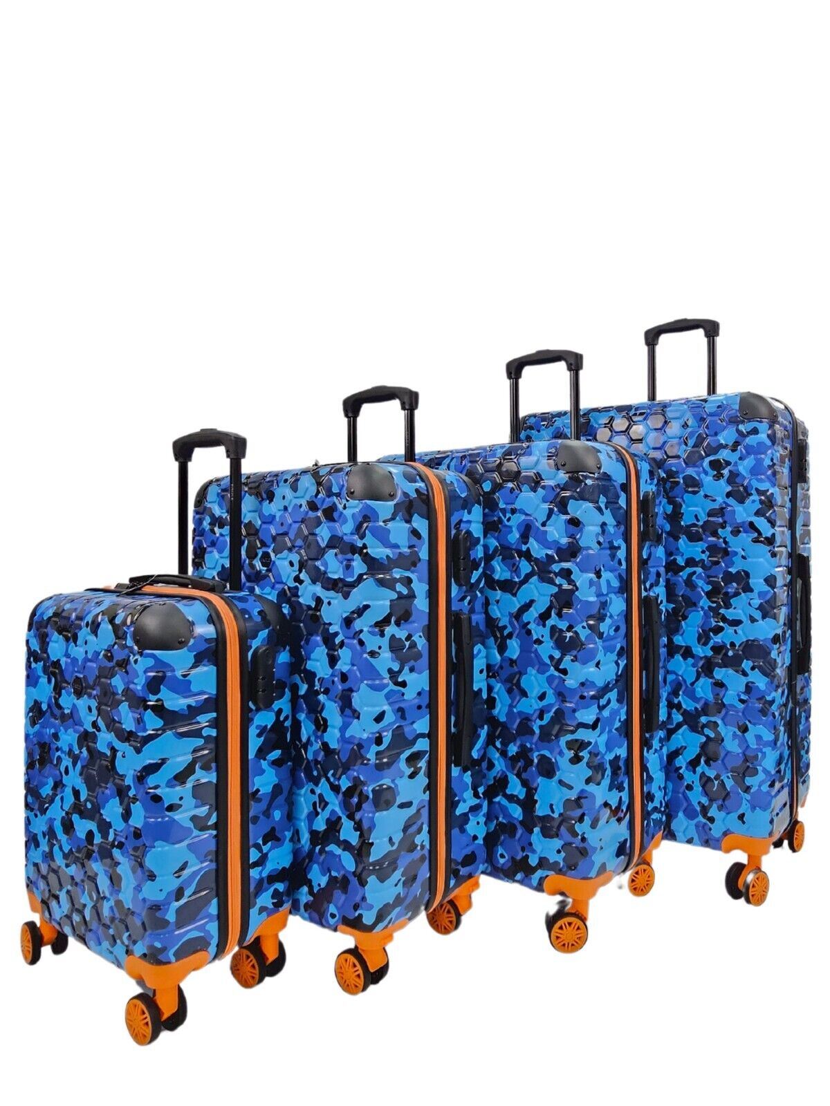 Hardshell Camo Robust ABS Suitcase Set