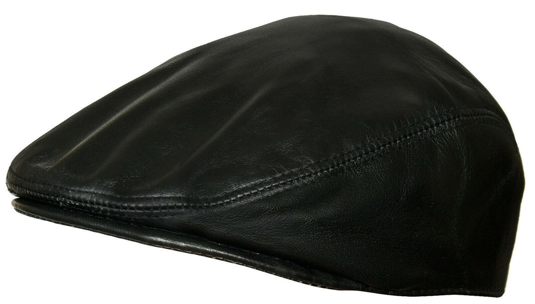 Mens Flat Hat Leather Peaky Blinders Beret Newsboy Gatsby Golf Cabbie Cap