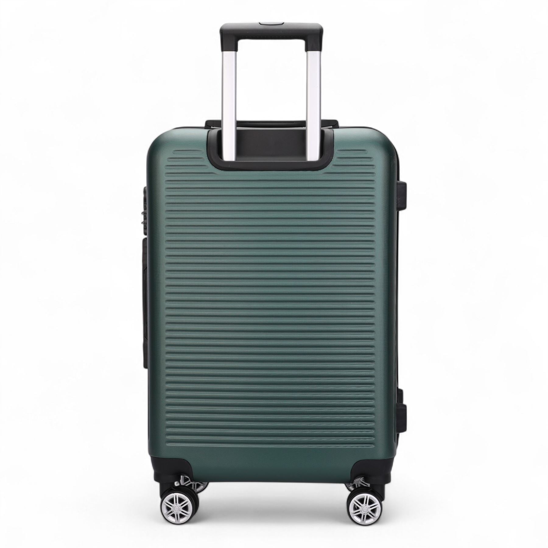 Calgary Large Hard Shell Suitcase in Emerald Green