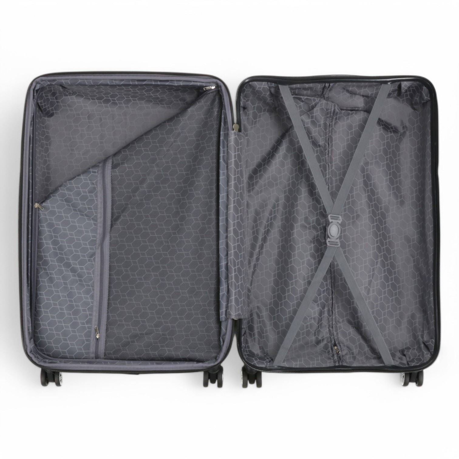 Bega Large Hard Shell Suitcase in Silver