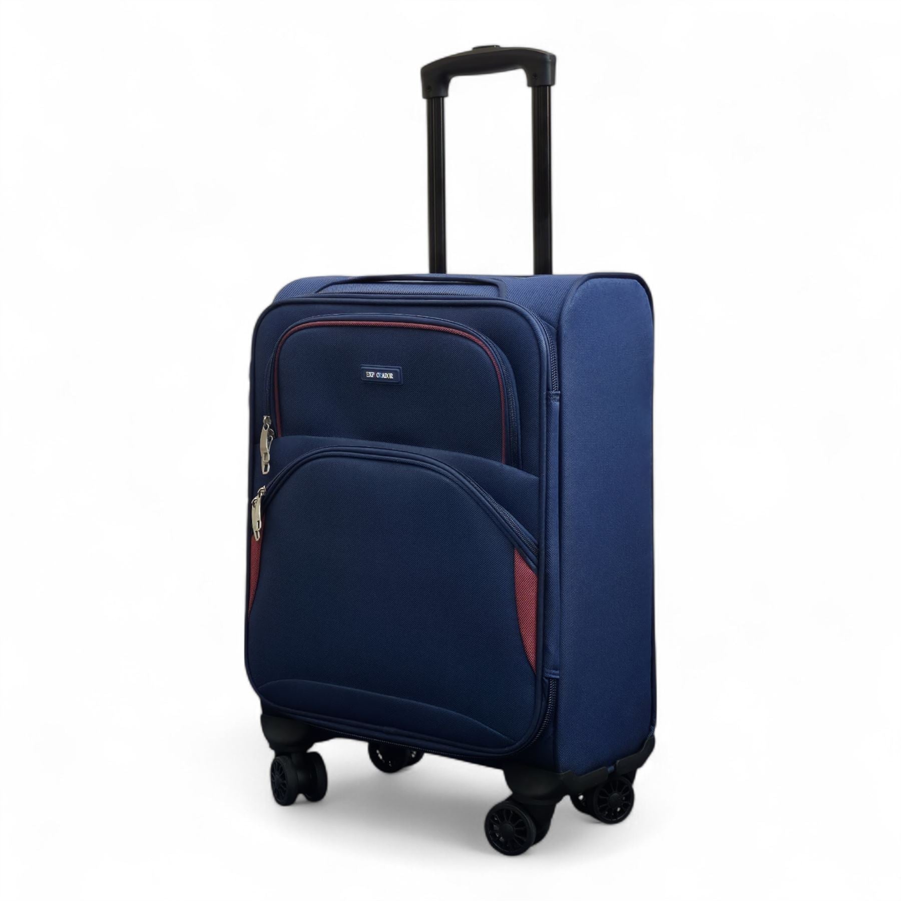 Gosford Cabin Soft Shell Suitcase in Navy Blue