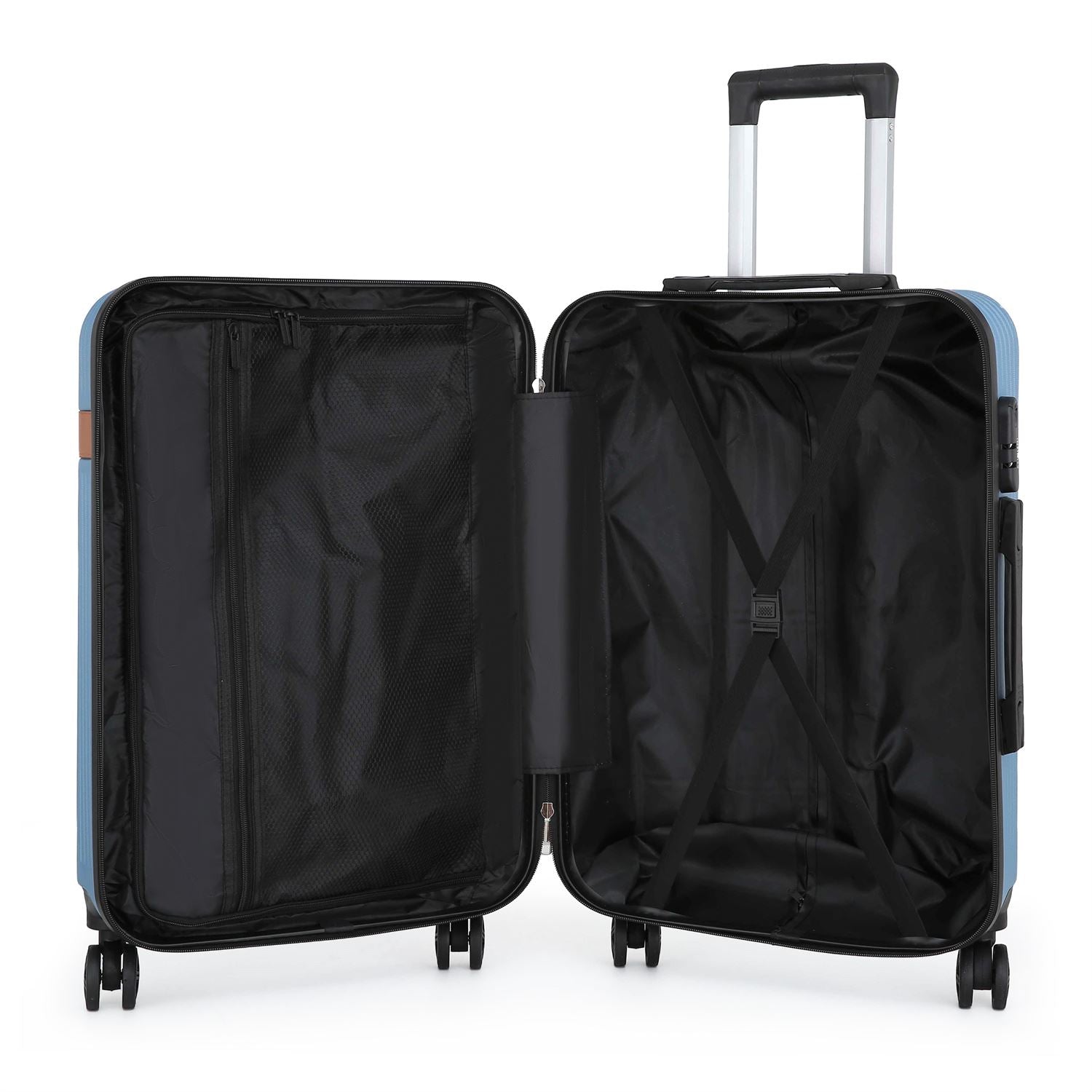 Calgary Set of 3 Hard Shell Suitcase in Blue