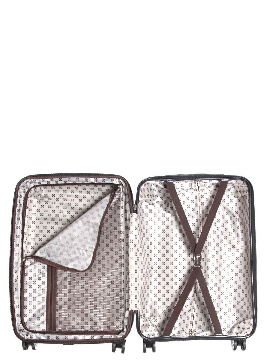 Hard Shell Printed Dual 4 Wheel Luggage Suitcase