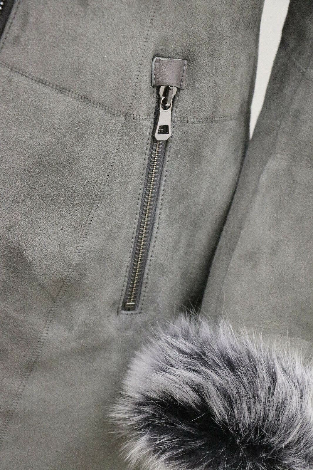 Womens Merino Sheepskin Hooded Coat-Romsey