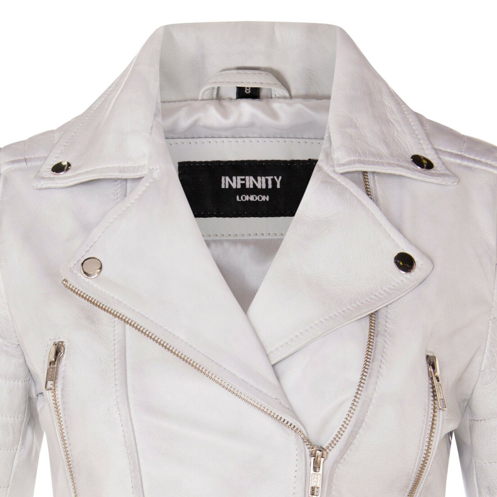 Womens Brando Cropped Leather Jacket-Longtown